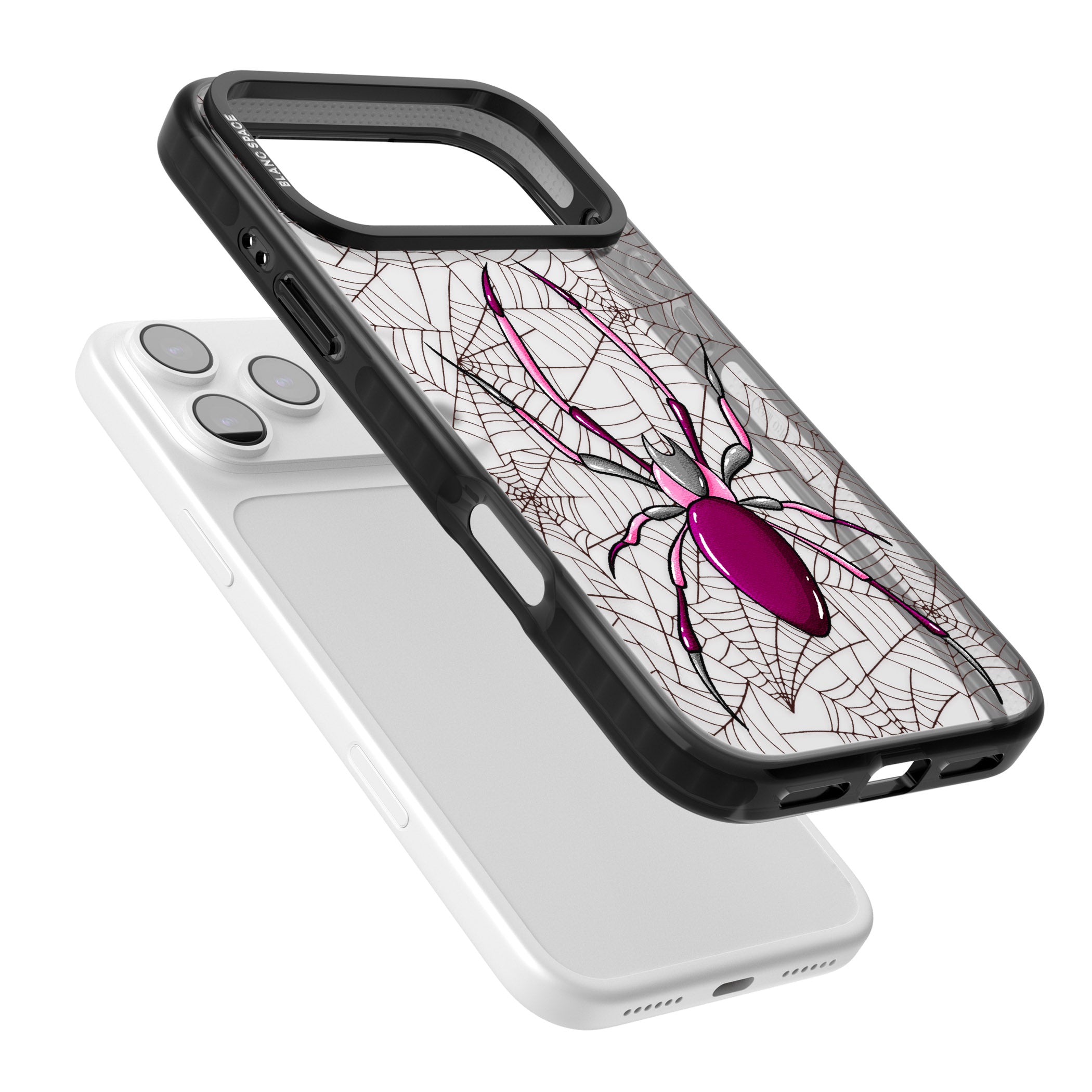 Arachnophobia iPhone 17 Pro Impact Black Phone Case Colours