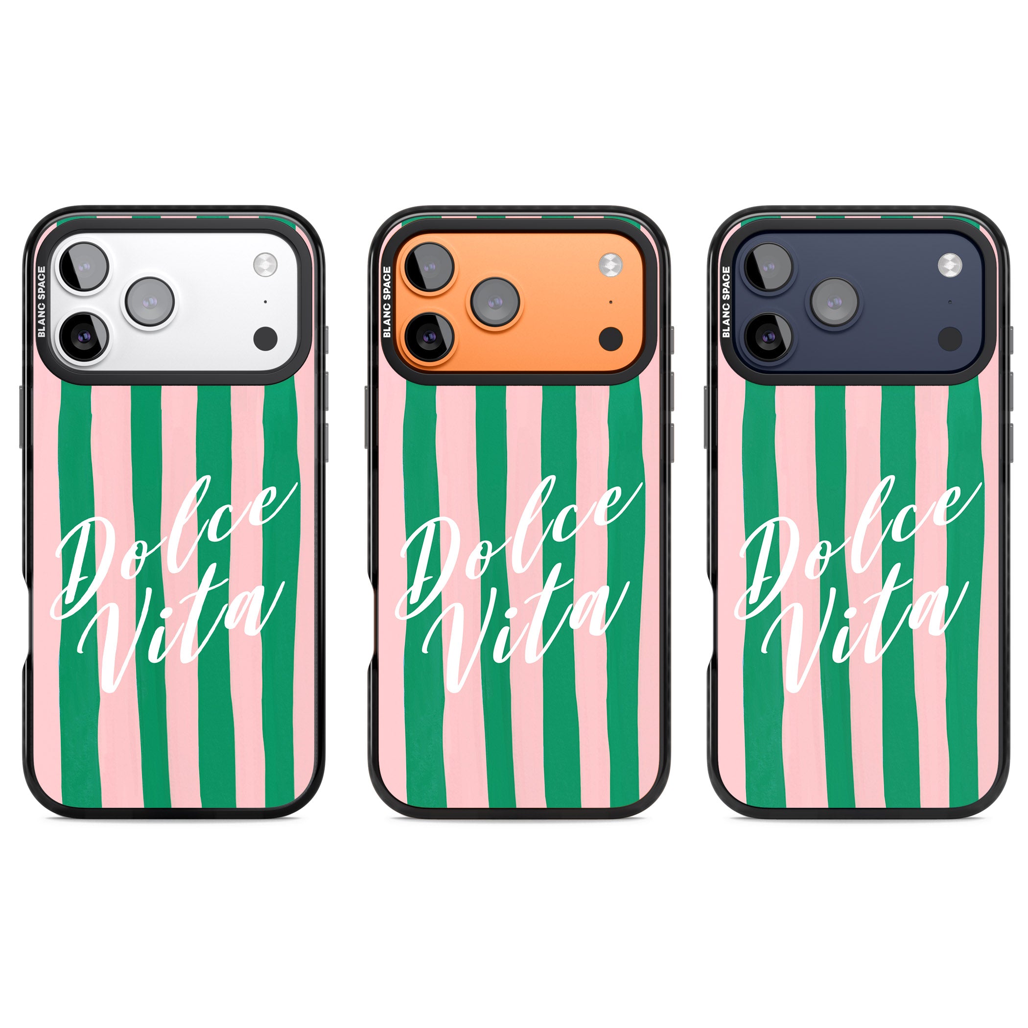 Dolce Vita iPhone 17 Pro Impact Black Phone Case APT Impact Protection