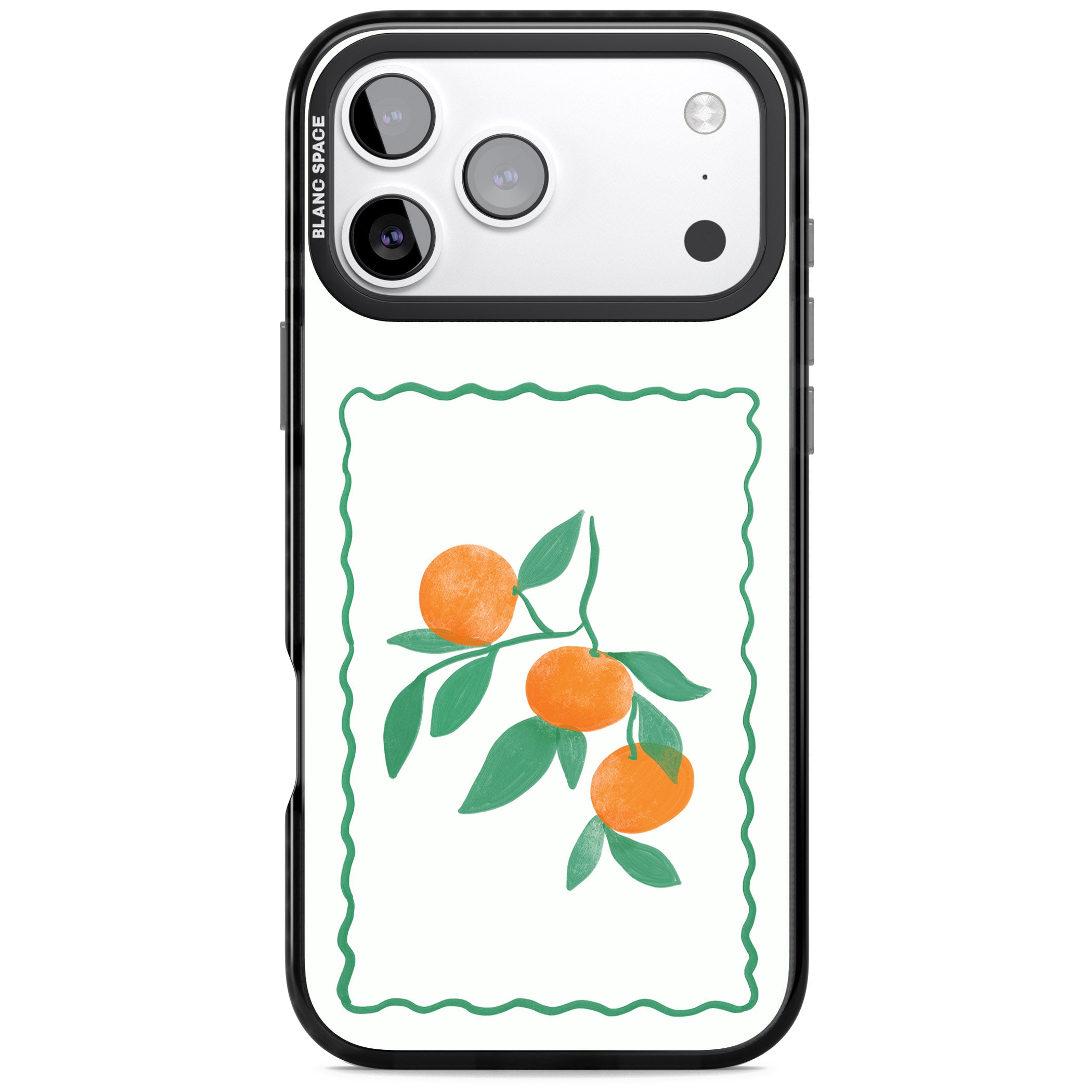 Italian Oranges iPhone 17 Pro Max Impact Black Phone Case