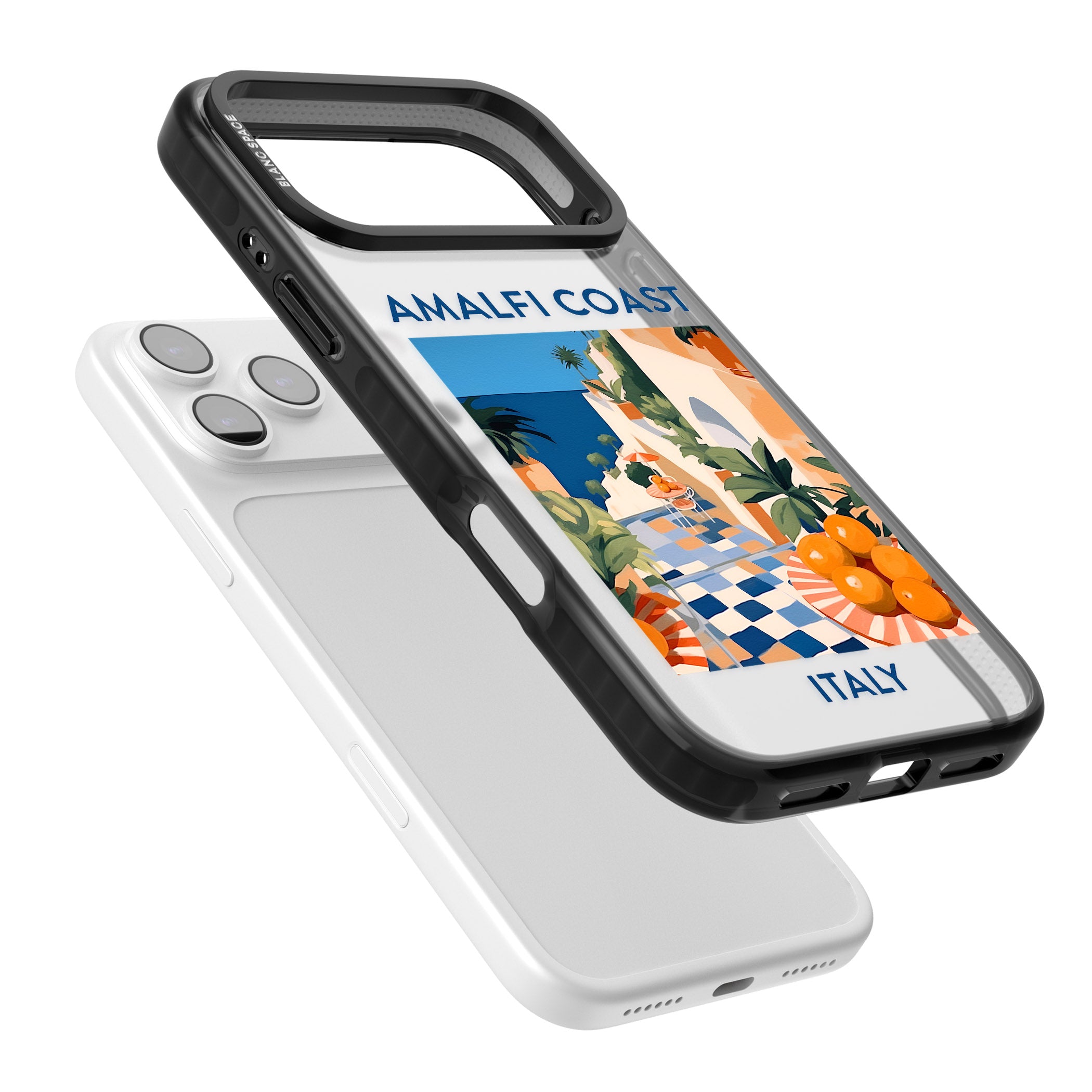 Amalfi Coast iPhone 17 Pro Impact Black Phone Case Colours