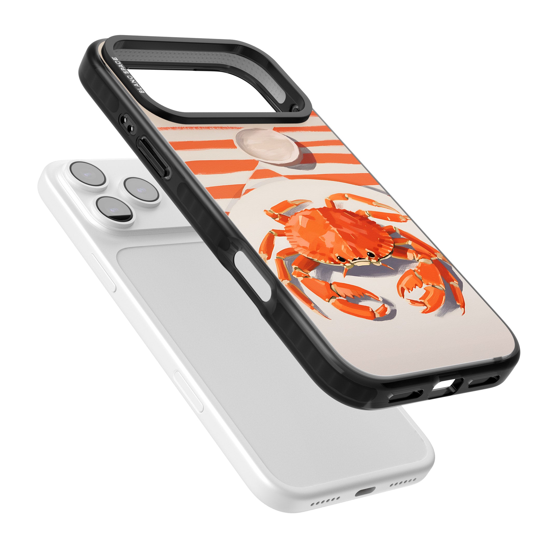 Beach Crab iPhone 17 Pro Impact Black Phone Case Colours