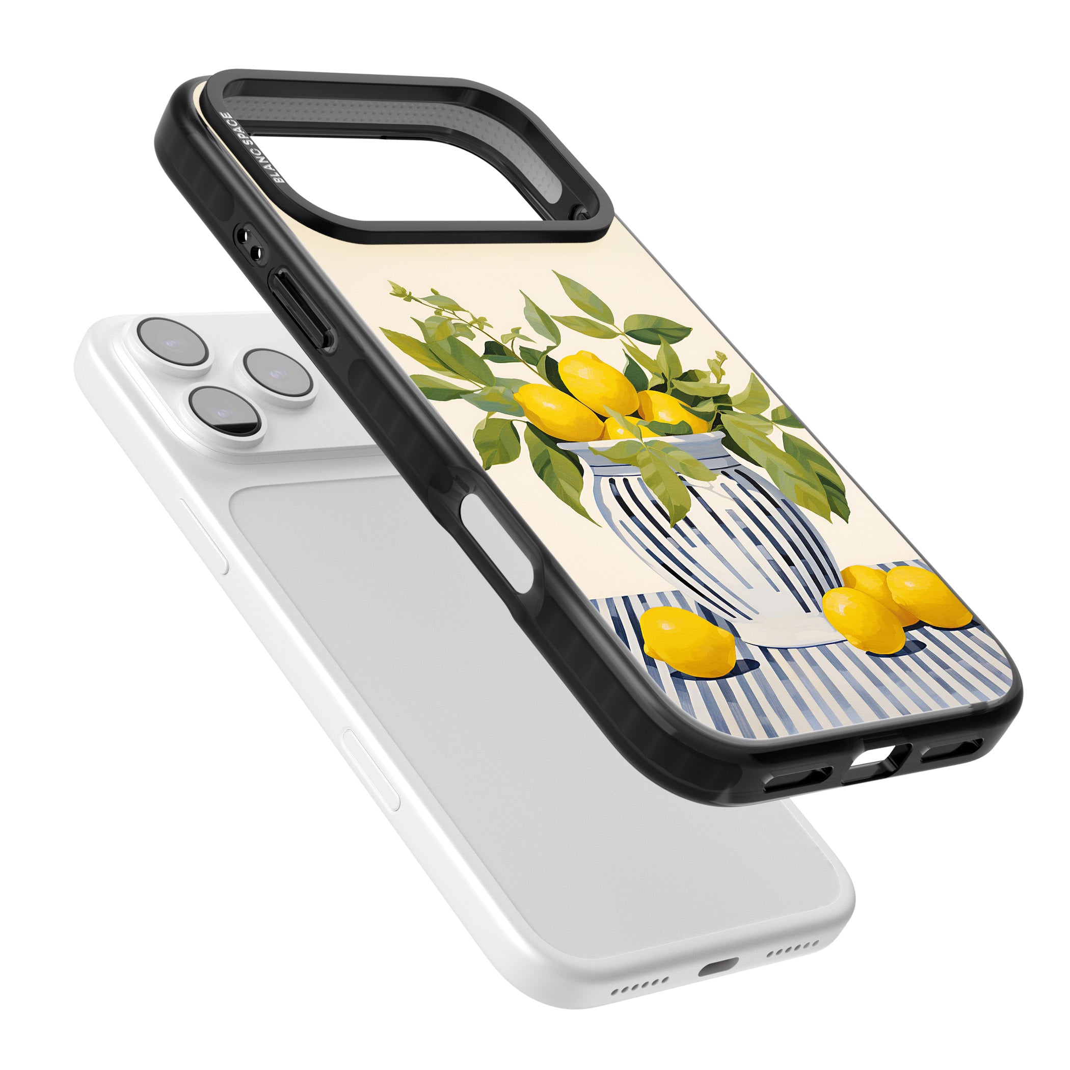 Lemon Plant Vase iPhone 17 Pro Impact Black Phone Case Colours