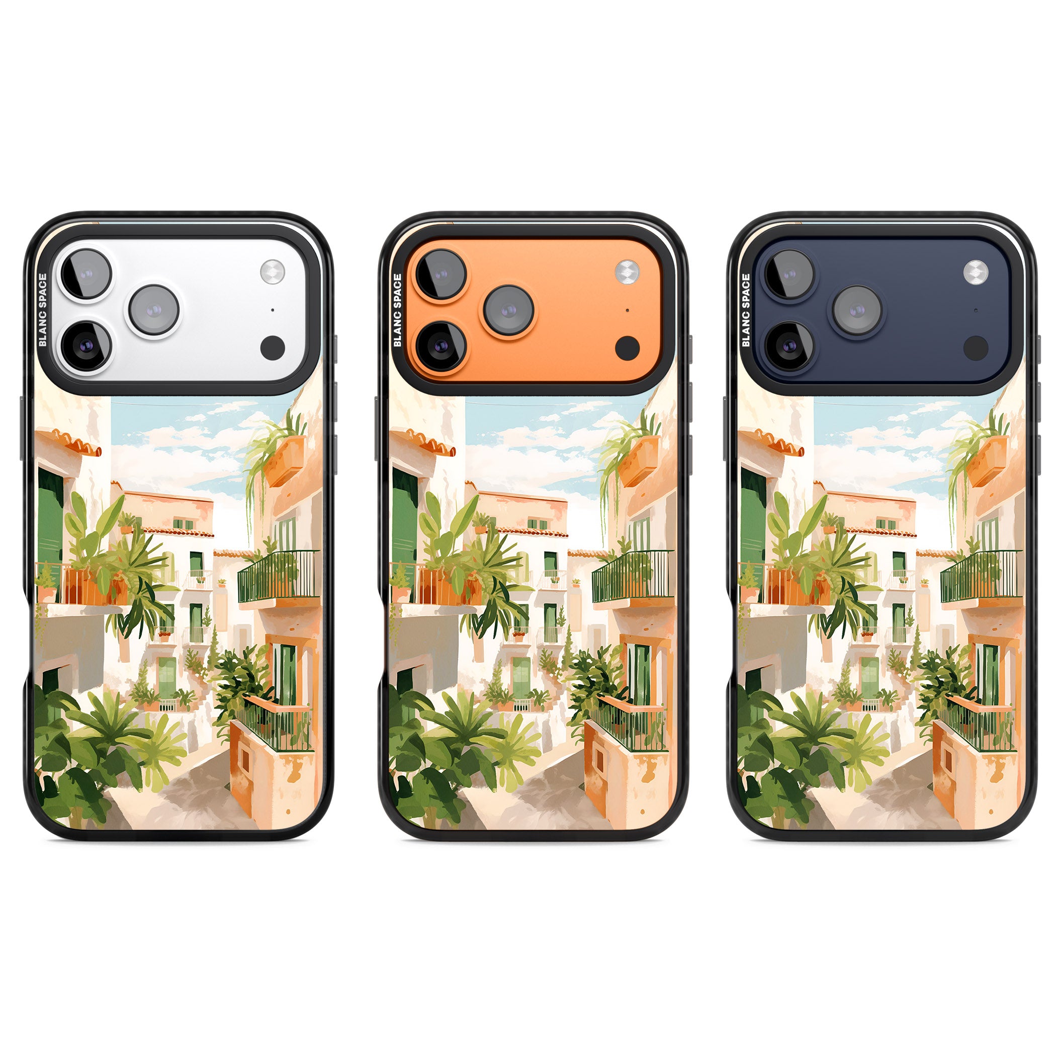 Tuscan Balconies iPhone 17 Pro Impact Black Phone Case APT Impact Protection