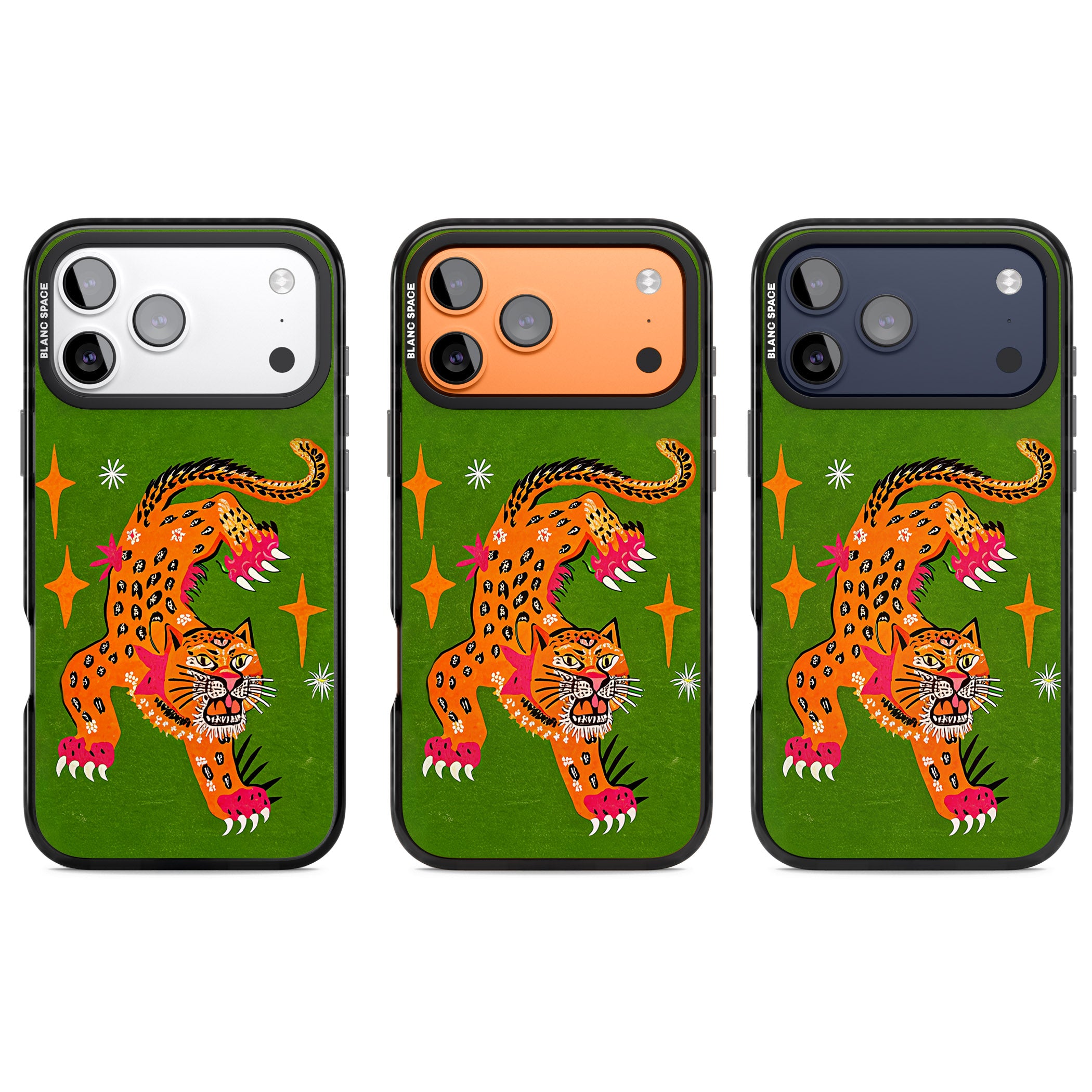 Fierce Jaguar iPhone 17 Pro Impact Black Phone Case APT Impact Protection