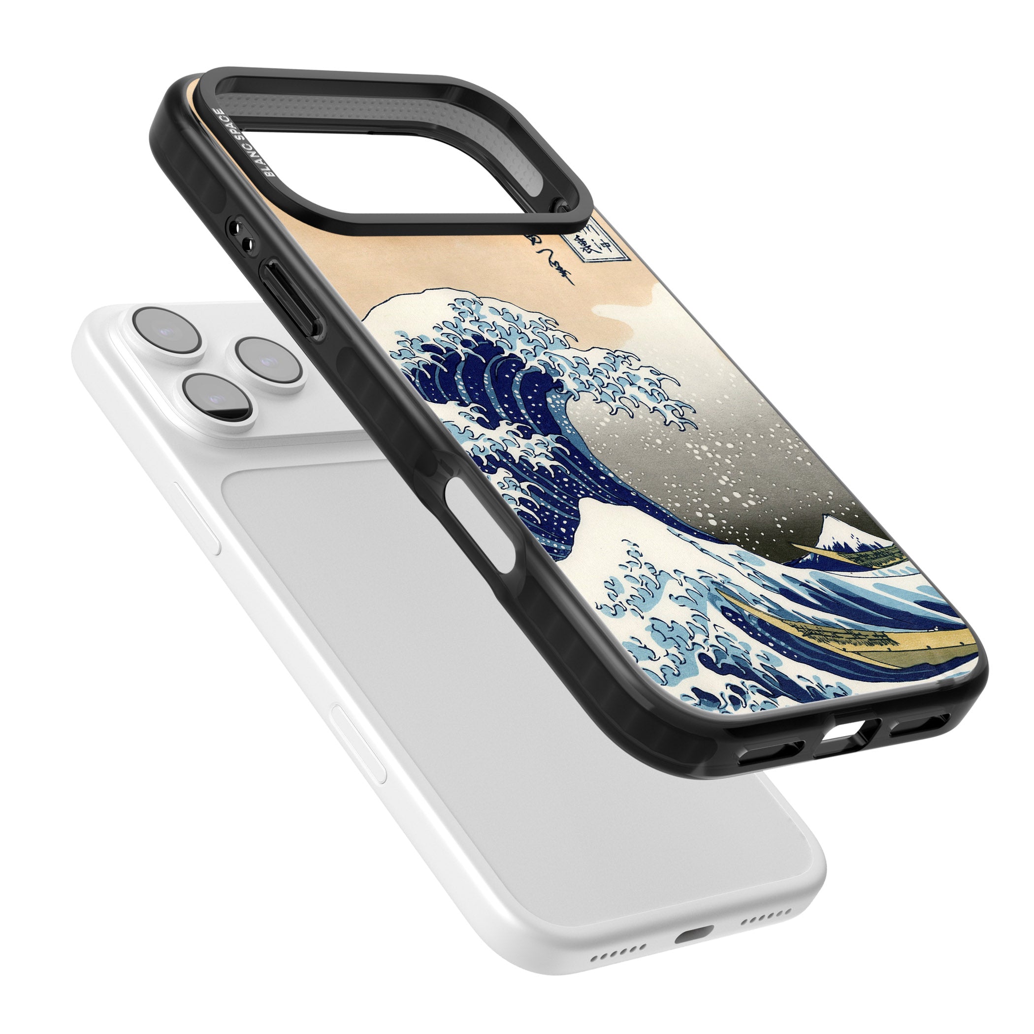 Great Wave iPhone 17 Pro Impact Black Phone Case Colours