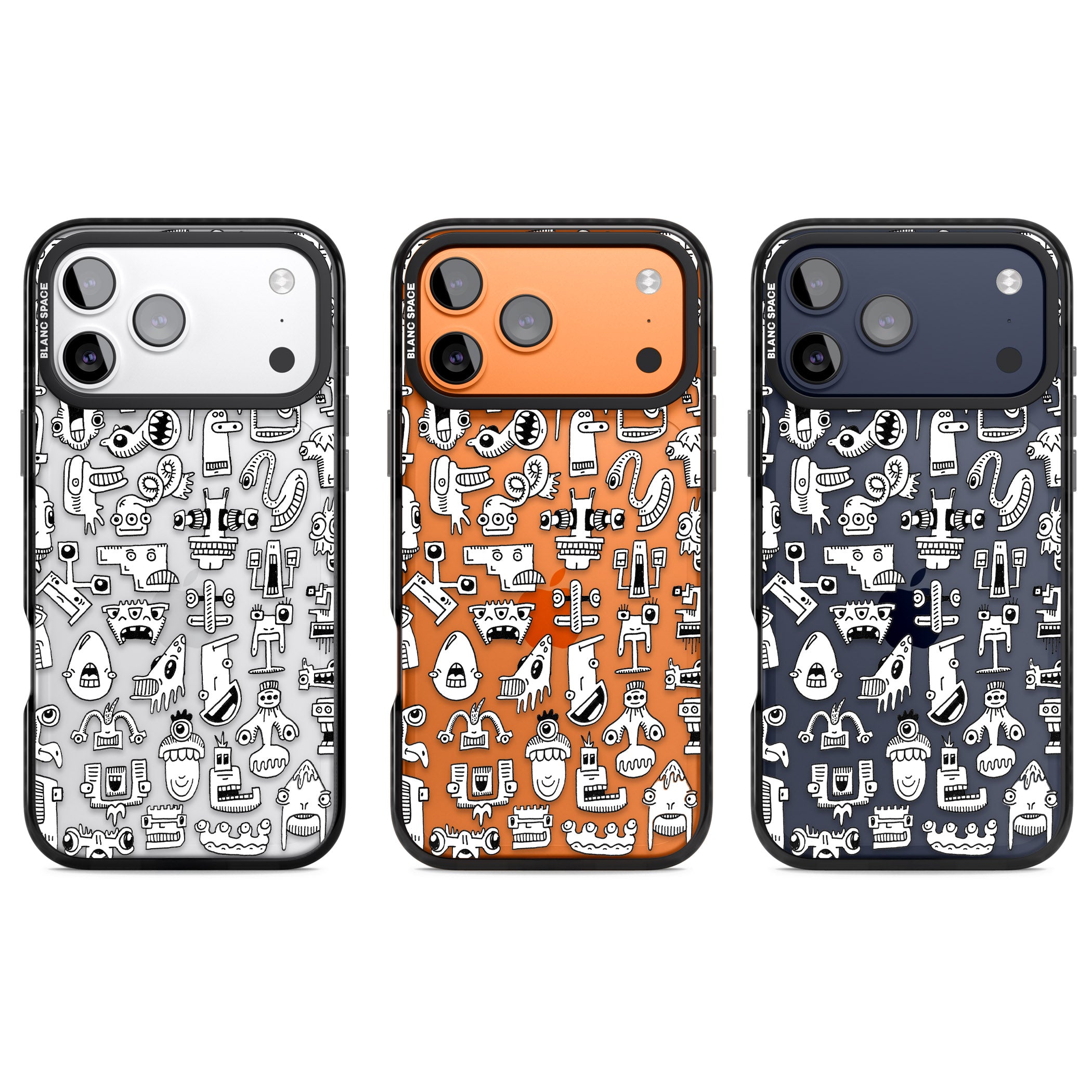 Weird Friends iPhone 17 Pro Impact Black Phone Case APT Impact Protection