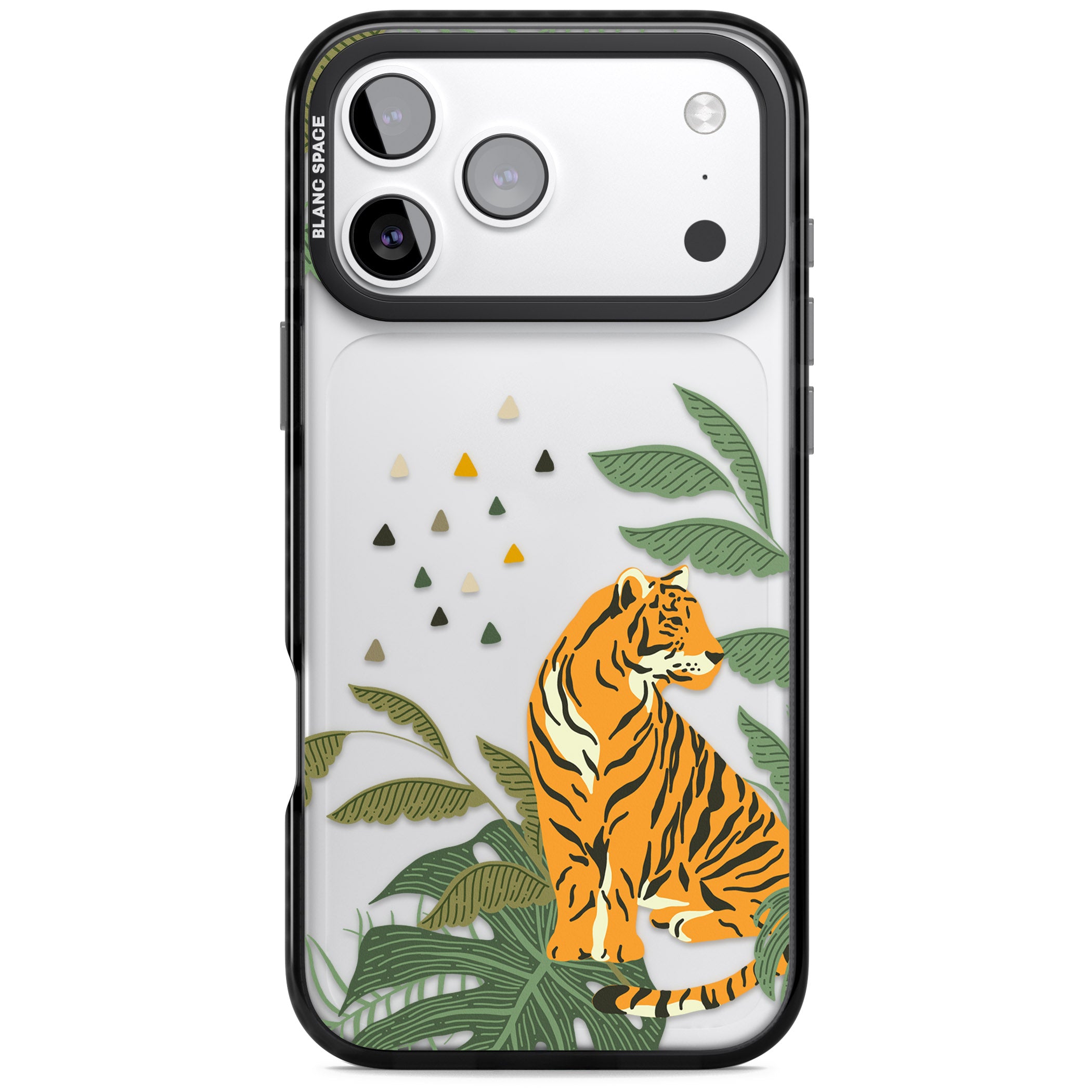 Tiger Jungle iPhone 17 Pro Max Impact Black Phone Case