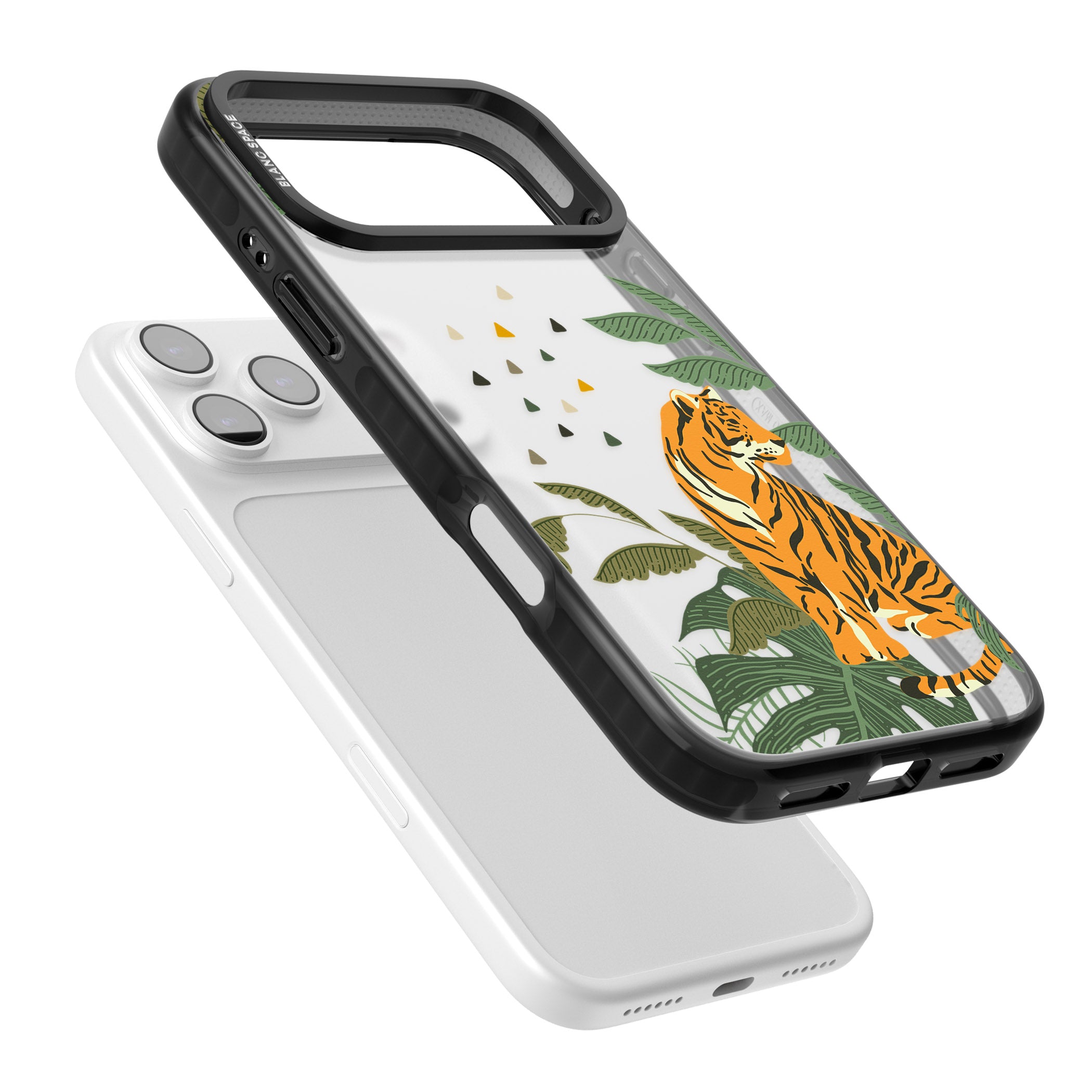 Tiger Jungle iPhone 17 Pro Max Impact Black Phone Case Colours