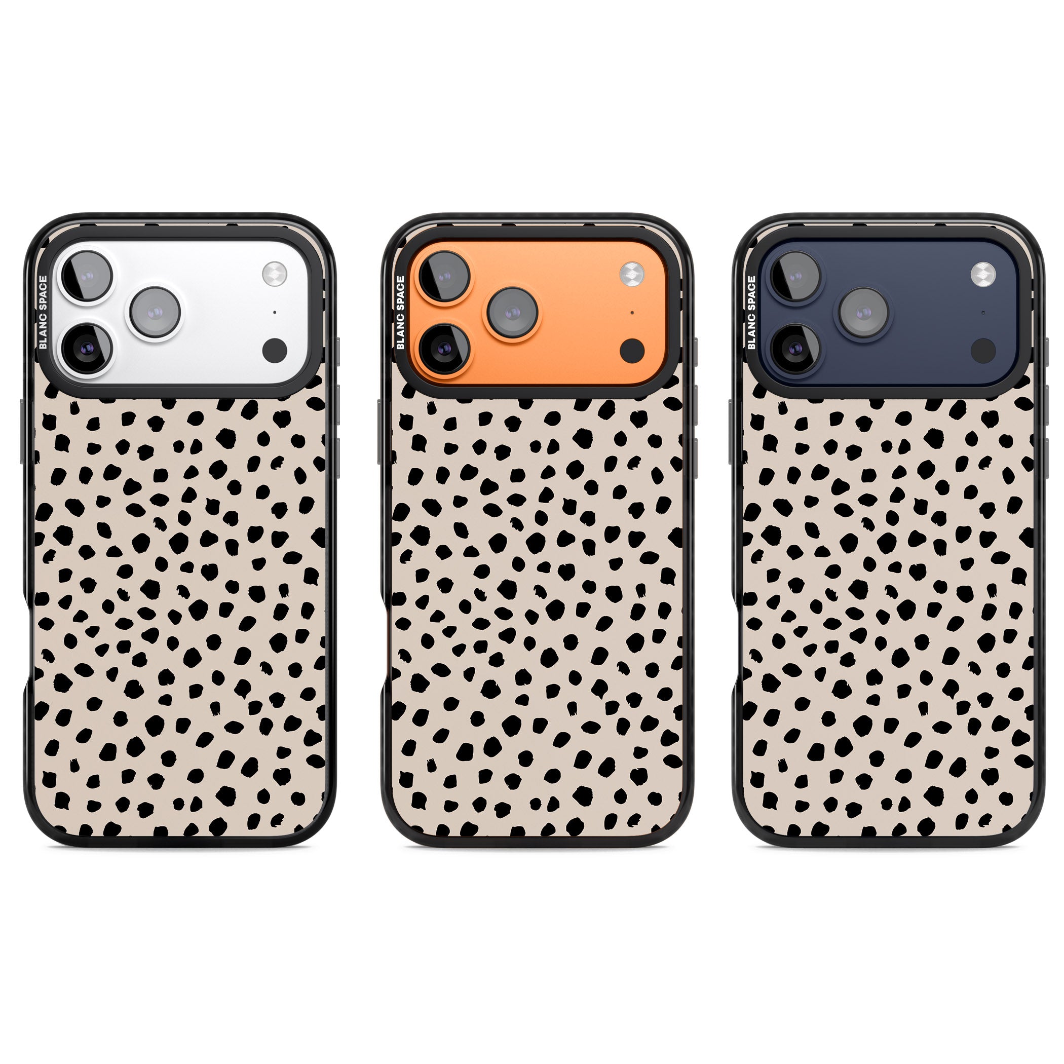 Almond Latte iPhone 17 Pro Impact Black Phone Case APT Impact Protection