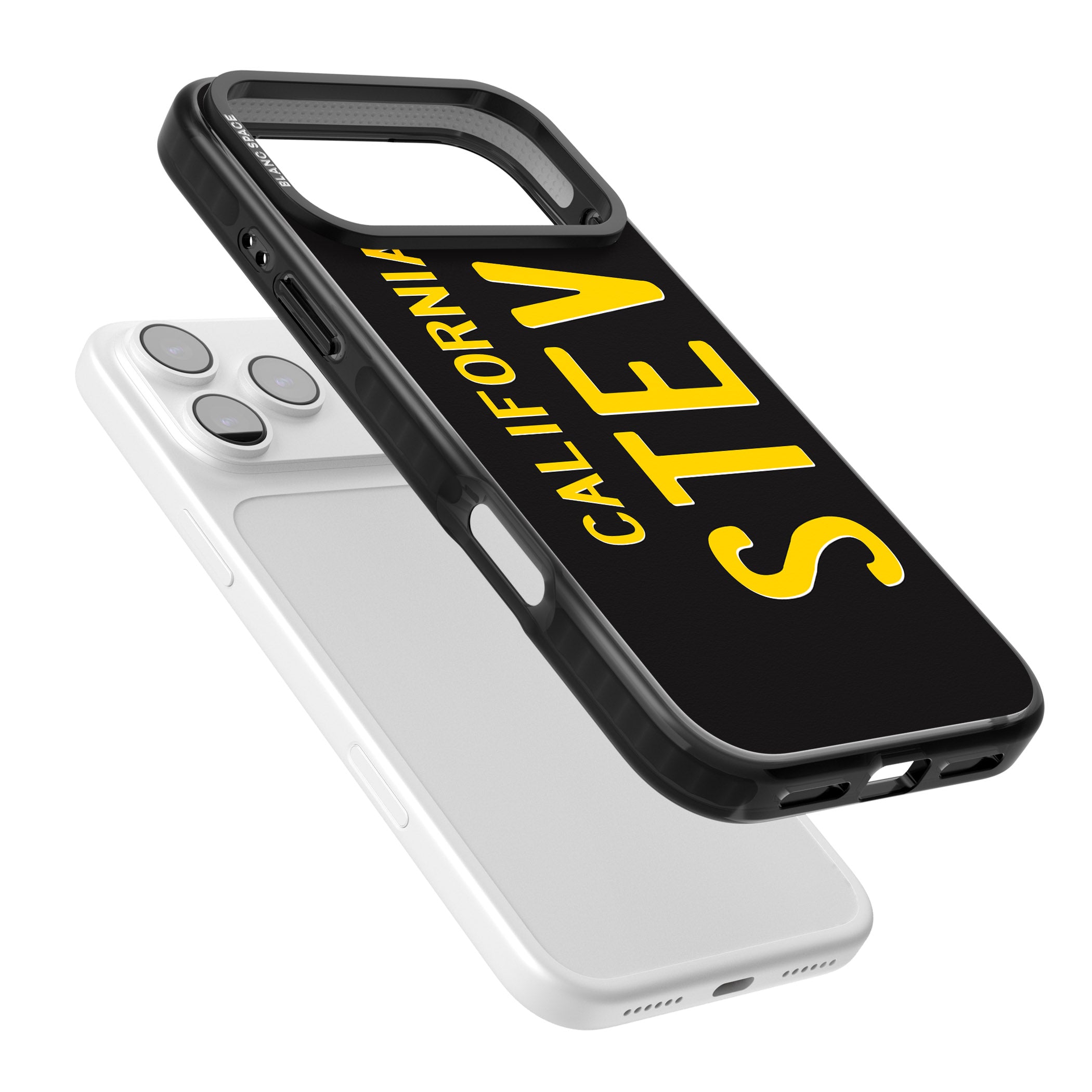 Personalised Vintage California License Plate iPhone 17 Pro Impact Black Phone Case Colours