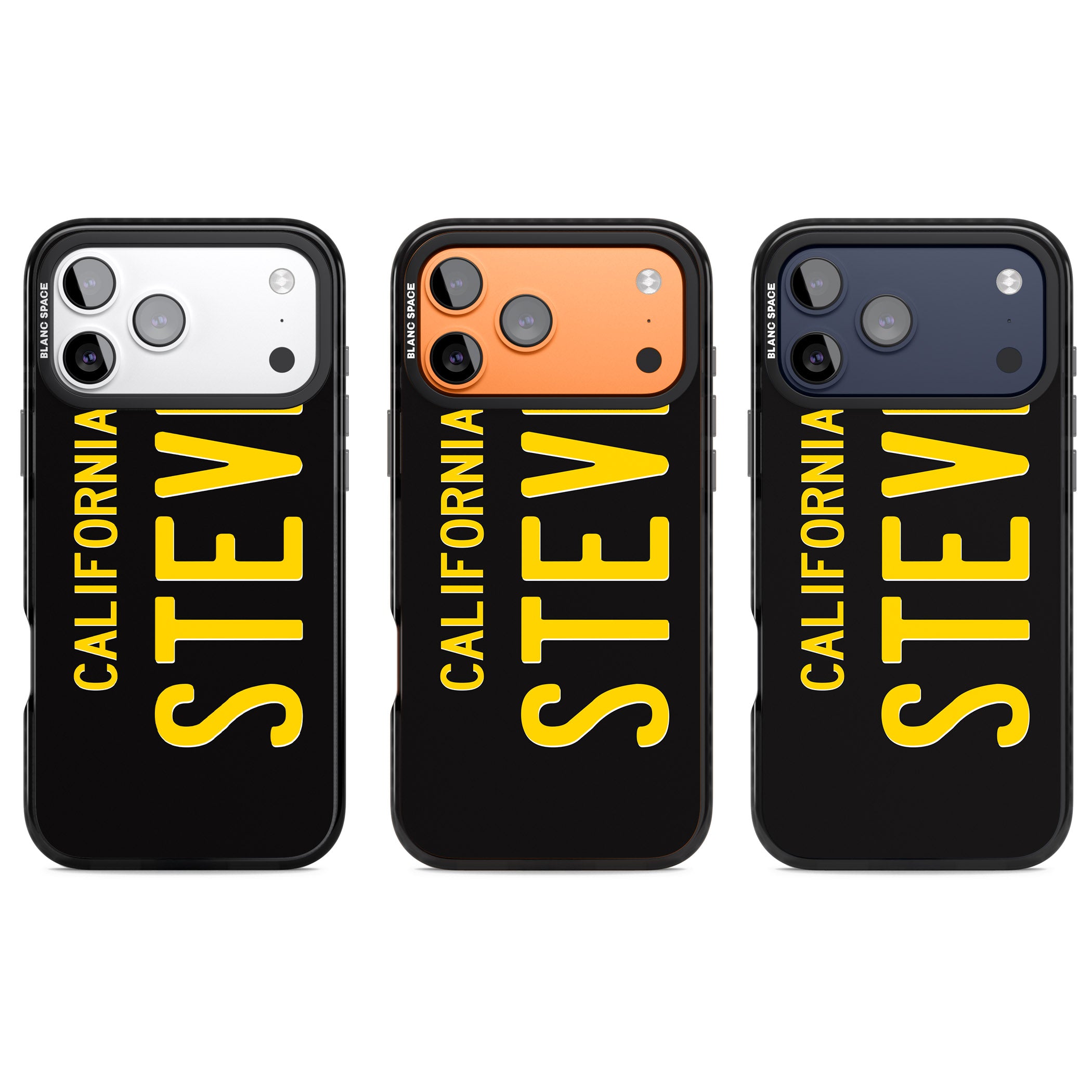 Personalised Vintage California License Plate iPhone 17 Pro Impact Black Phone Case APT Impact Protection