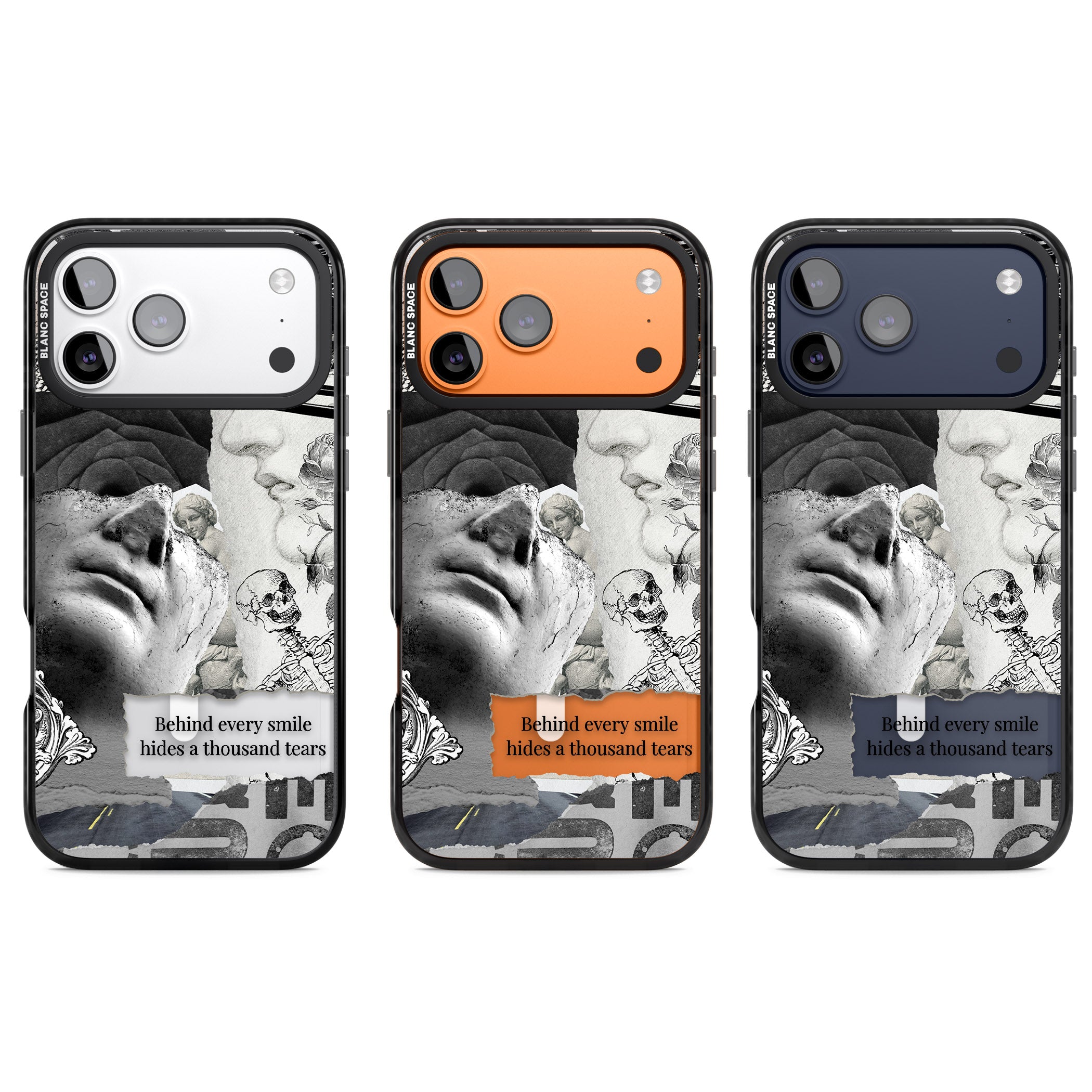 Behind Every Smile iPhone 17 Pro Impact Pro Black Phone Case APT Impact Protection