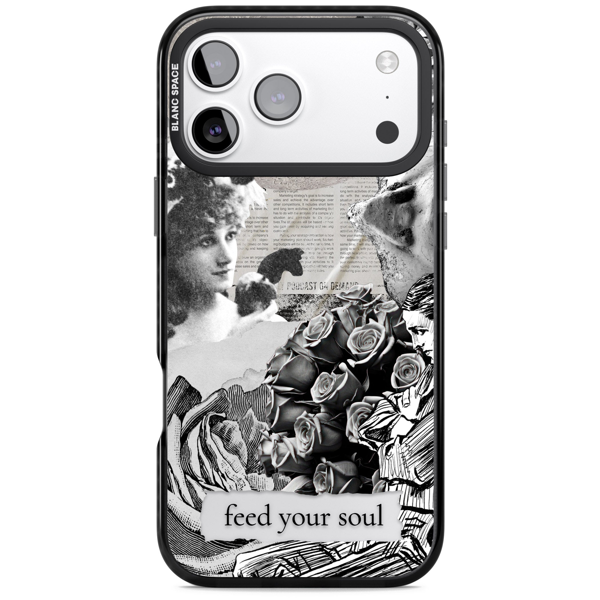 Feed Your Soul iPhone 17 Pro Impact Pro Black Phone Case
