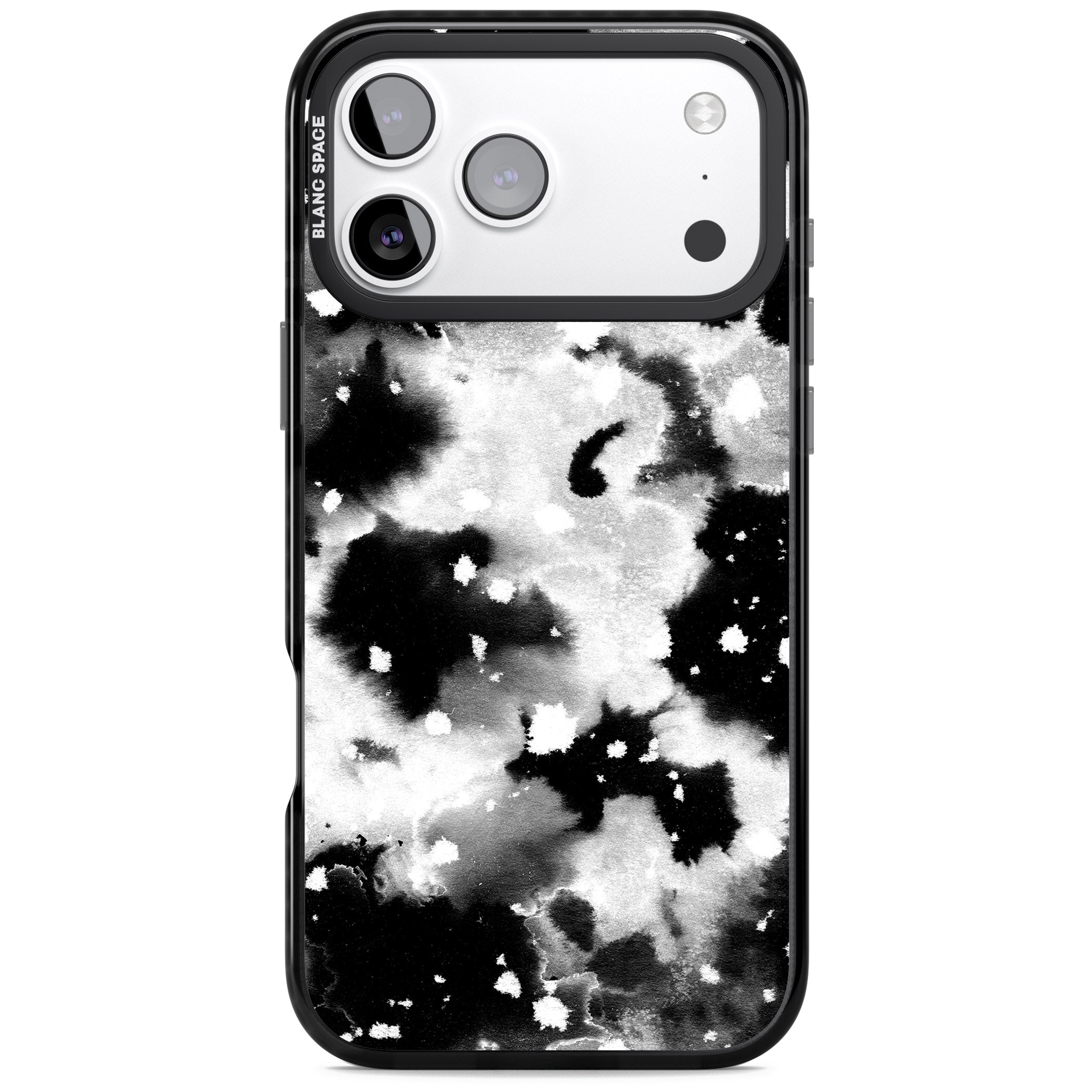 Acid Wash Ink Cloud iPhone 17 Pro Max Impact Pro Black Phone Case