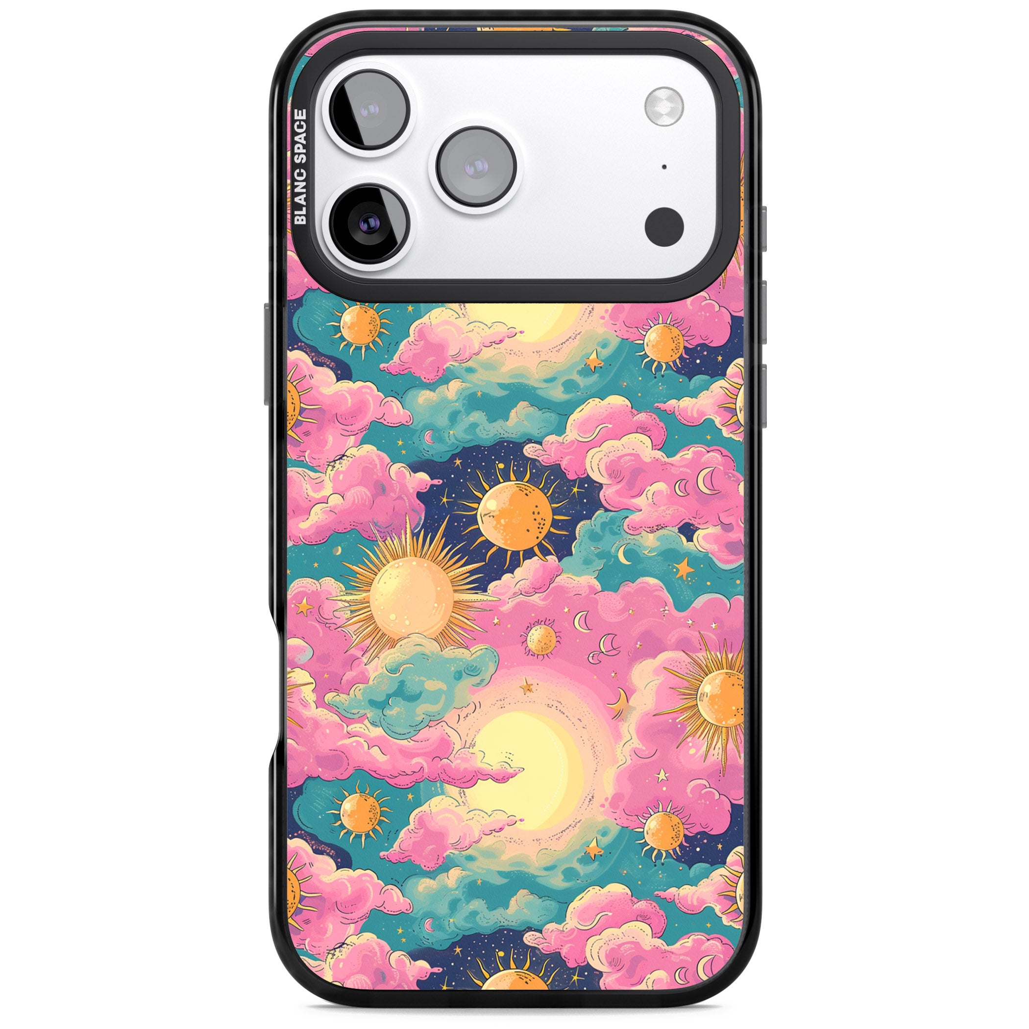 Starlight Clouds iPhone 17 Pro Max Impact Pro Black Phone Case