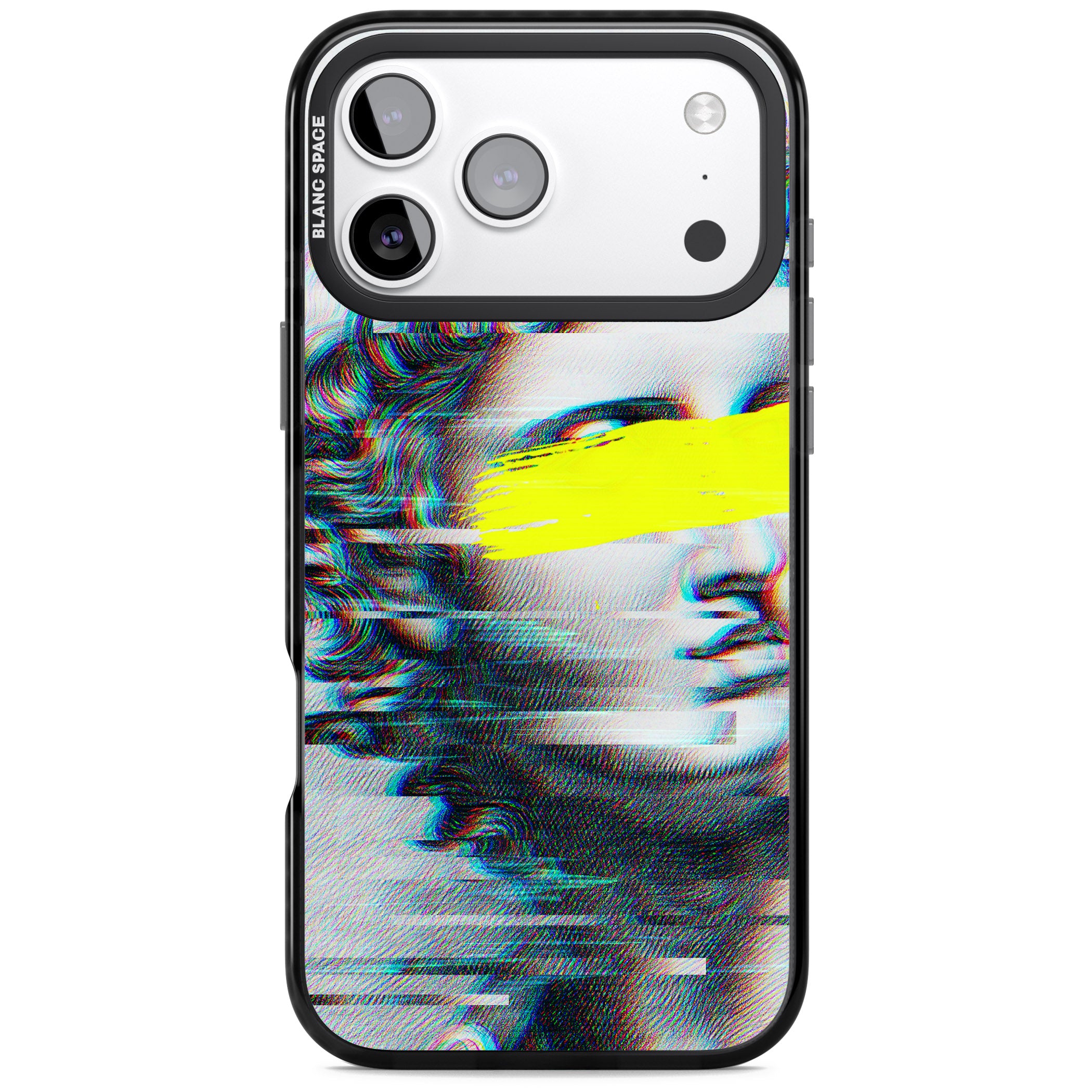 Glitched Fragment iPhone 17 Pro Max Impact Pro Black Phone Case