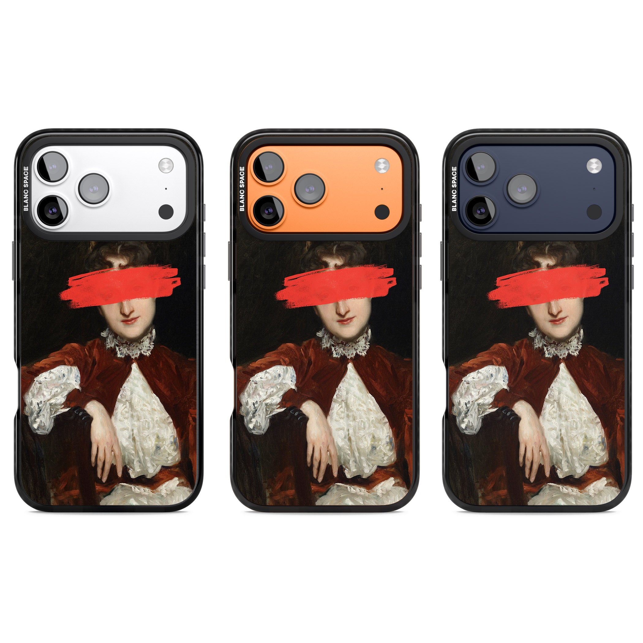 Paint Stroke iPhone 17 Pro Impact Pro Black Phone Case APT Impact Protection