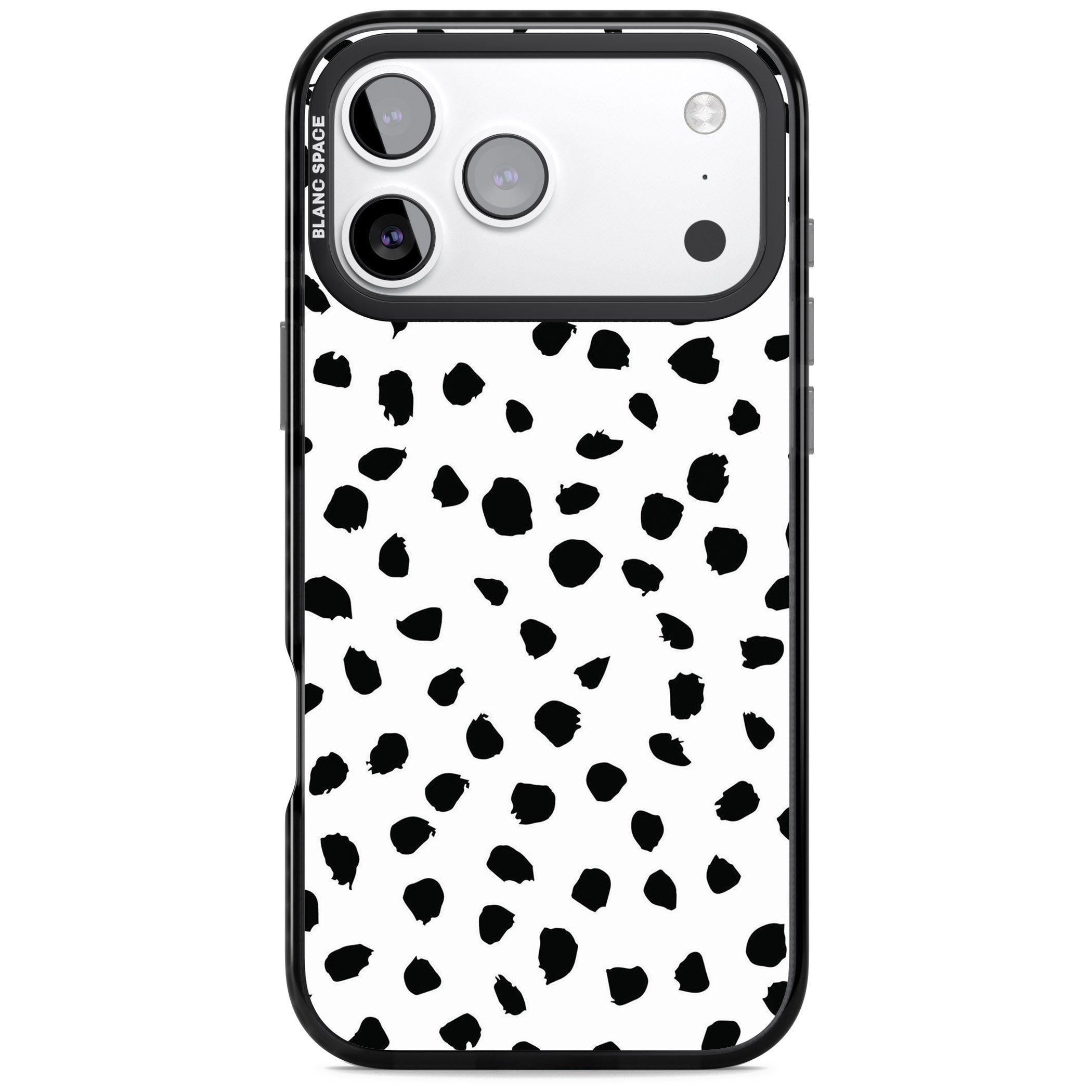 Dalmatian Print iPhone 17 Pro Impact Pro Black Phone Case