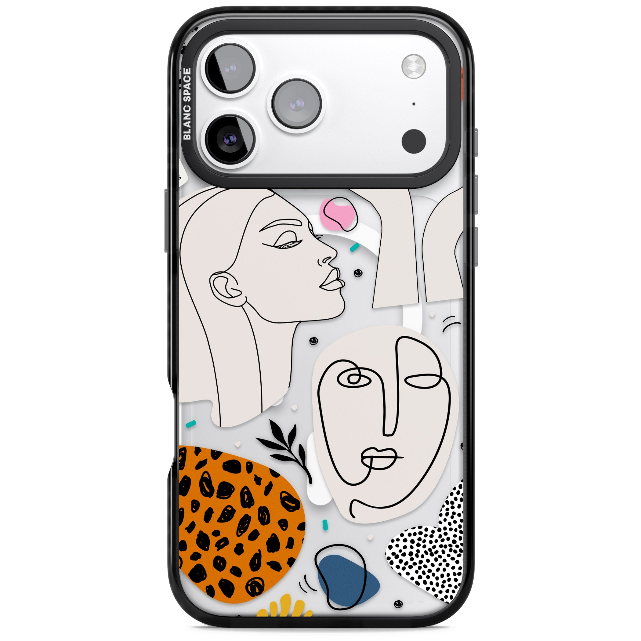 Artistic Expression Scrapbook iPhone 17 Pro Impact Pro Black Phone Case