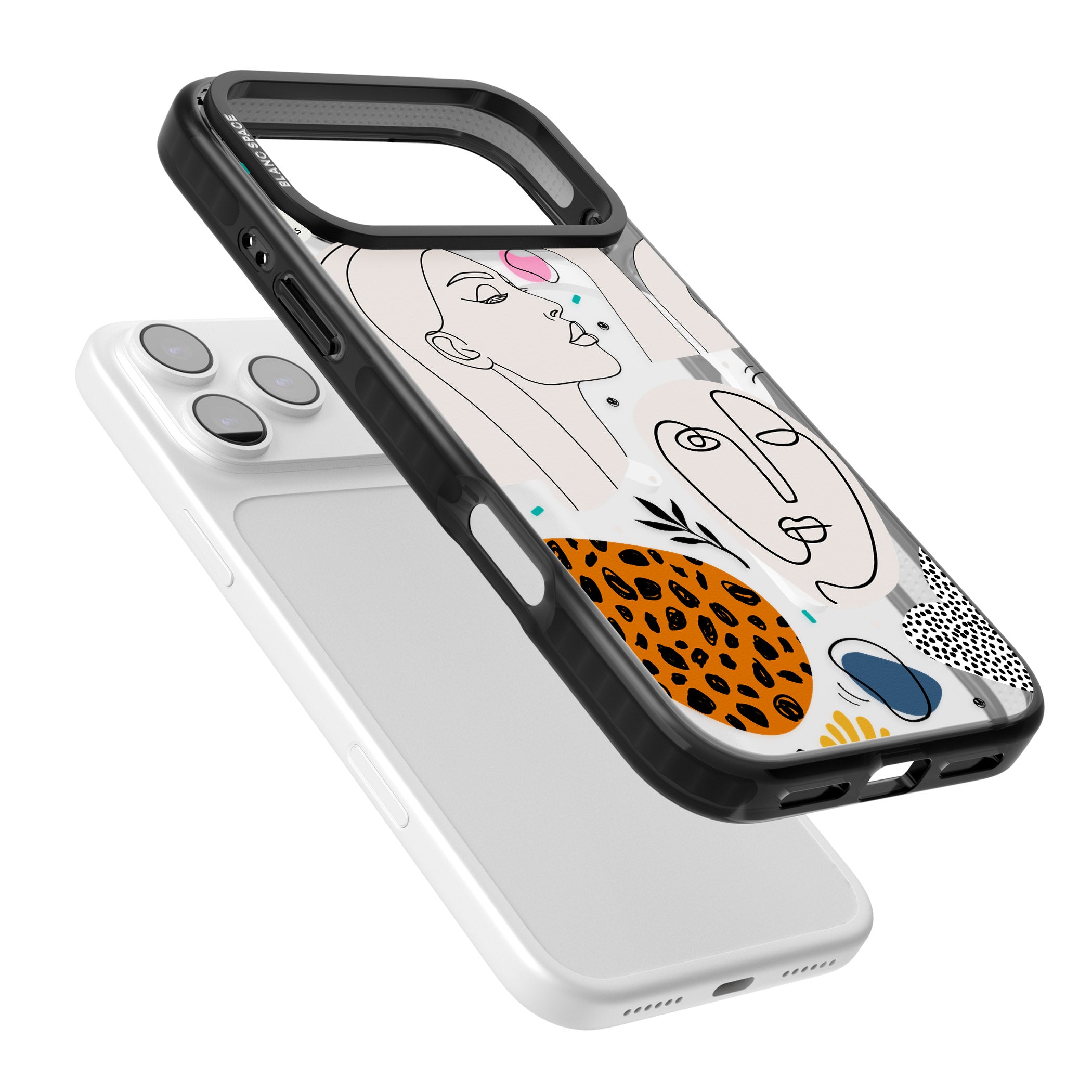 Artistic Expression Scrapbook iPhone 17 Pro Max Impact Pro Black Phone Case Colours