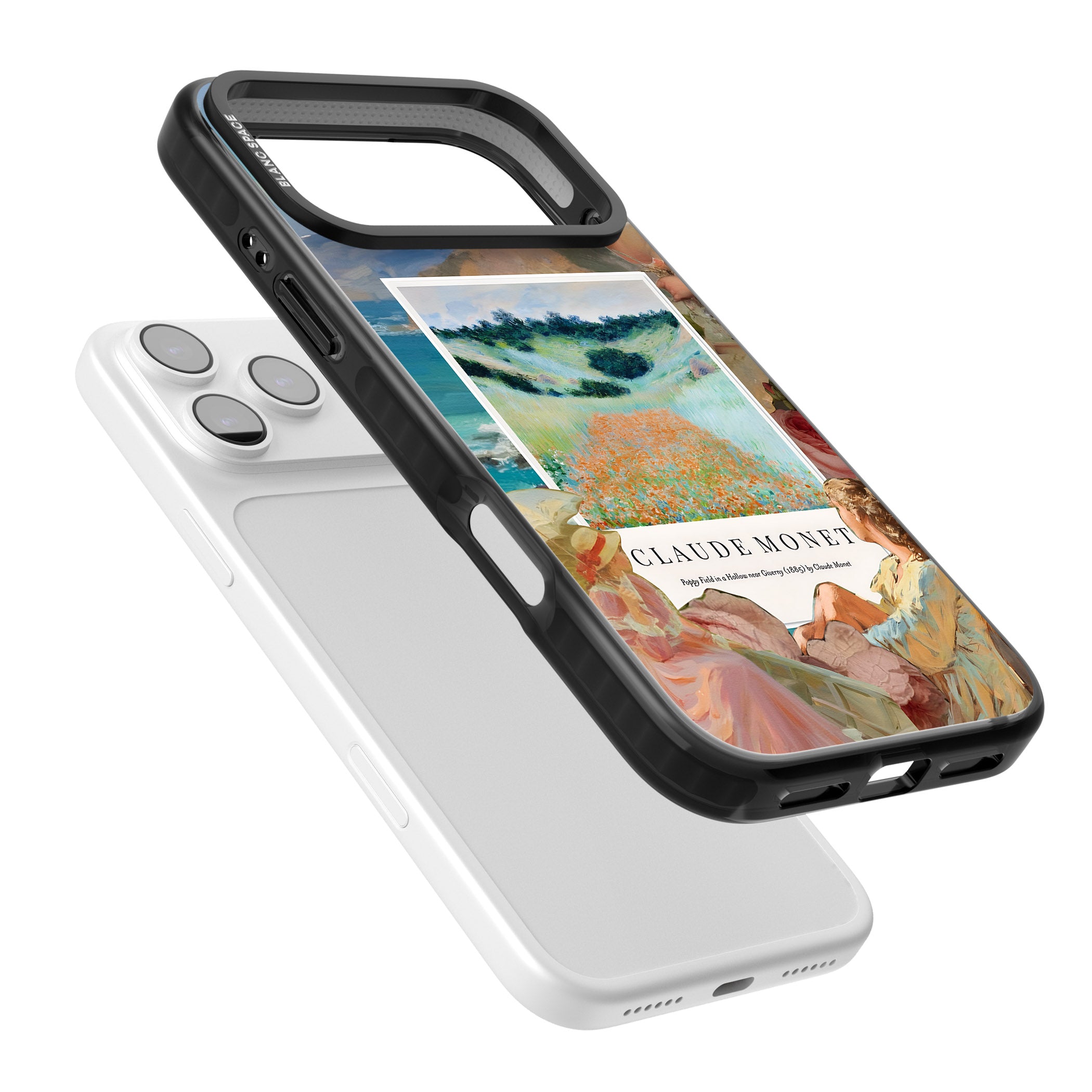 Monet Poppy Field iPhone 17 Pro Impact Pro Black Phone Case Colours