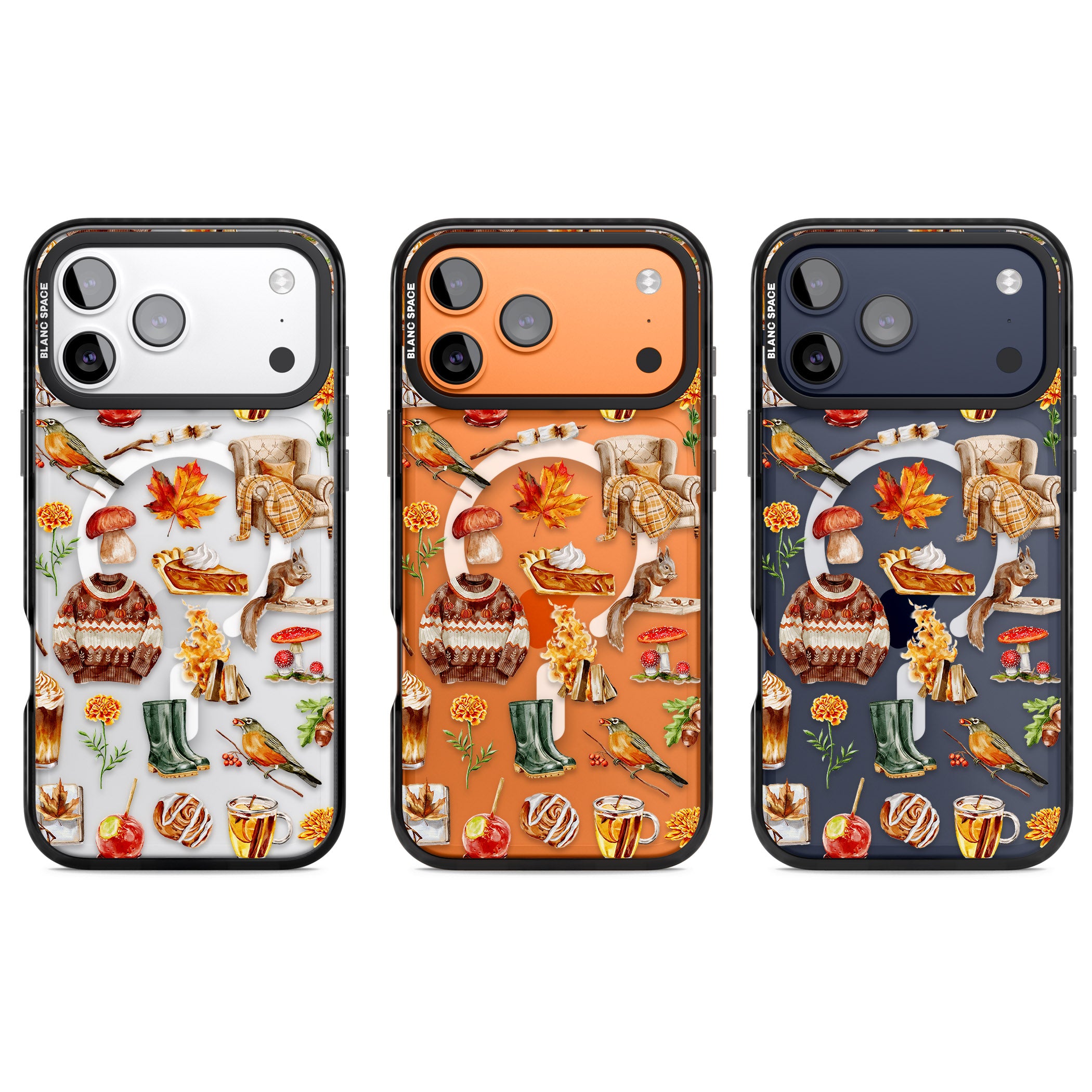 Cozy Autumn Aesthetic iPhone 17 Pro Impact Pro Black Phone Case APT Impact Protection
