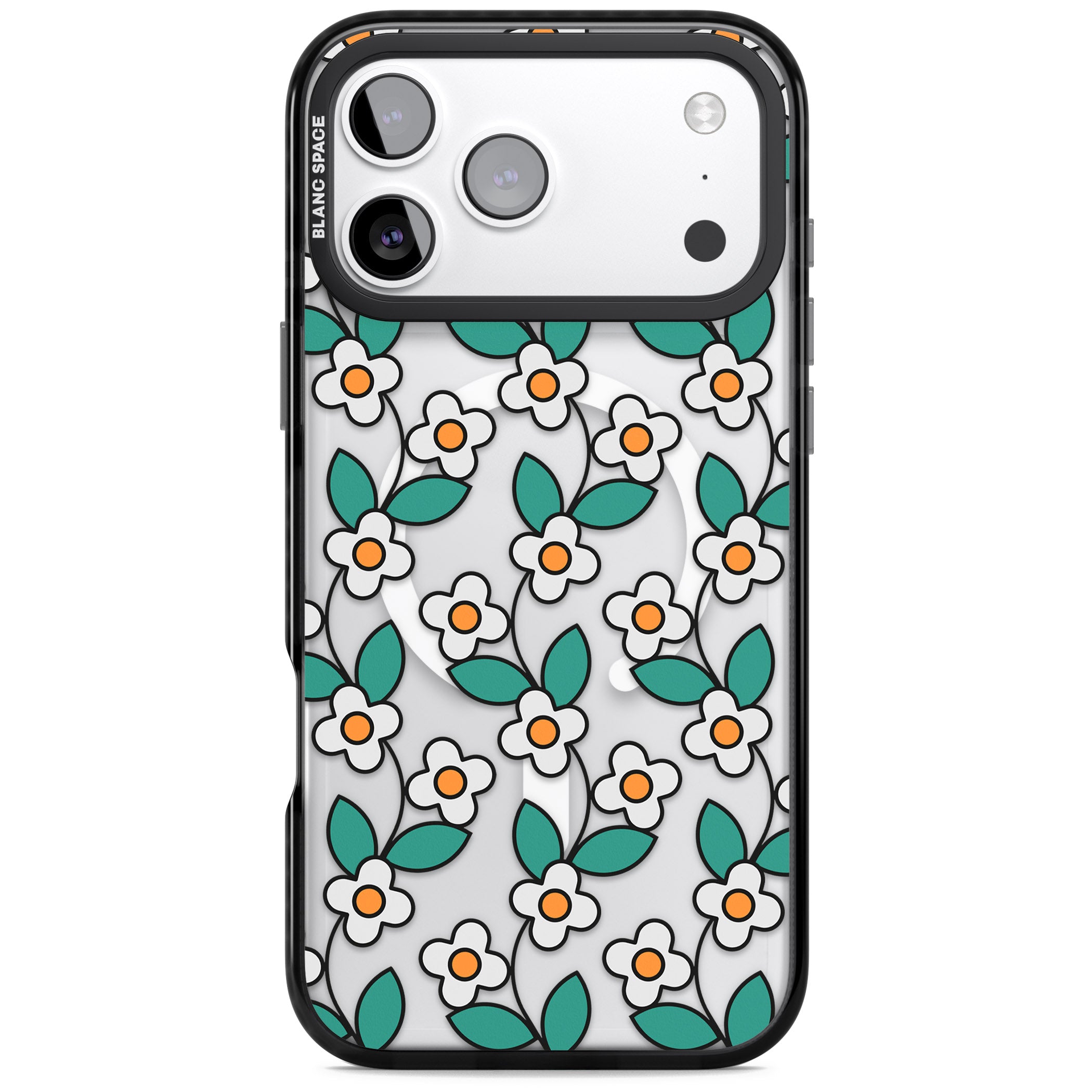 Spring Daisies iPhone 17 Pro Impact Pro Black Phone Case