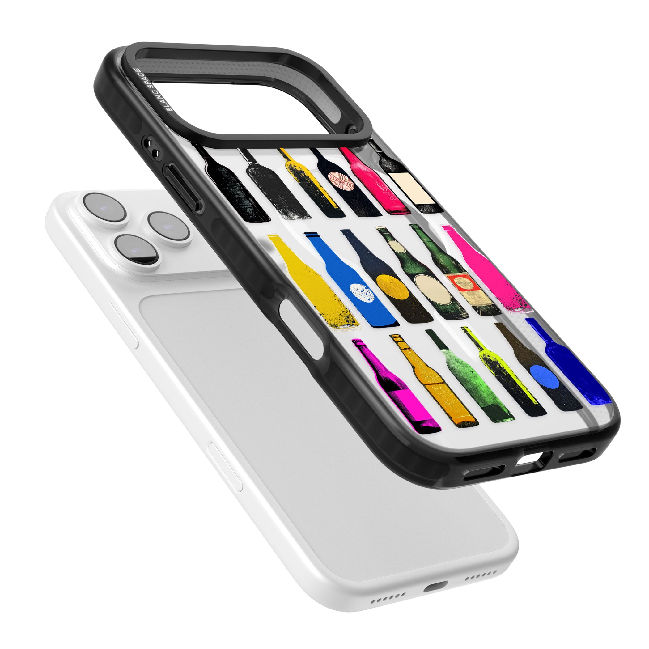 Glass Bottles iPhone 17 Pro Max Impact Pro Black Phone Case Colours