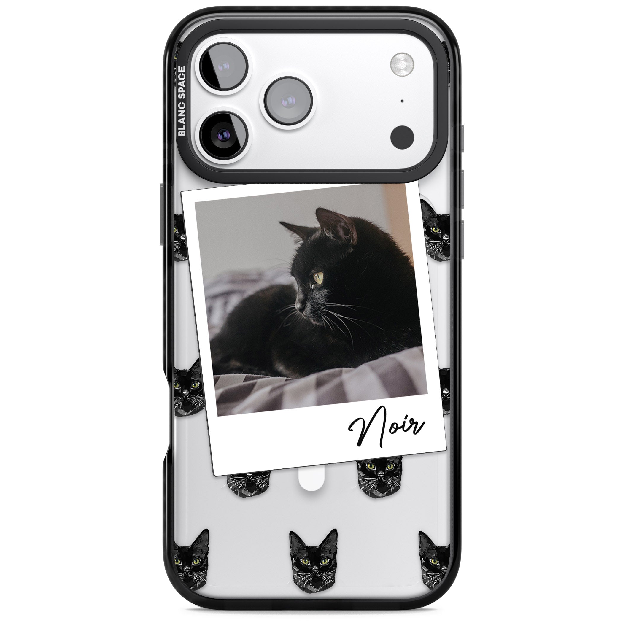 Personalised Bombay Cat Photo iPhone 17 Pro Max Impact Pro Black Phone Case