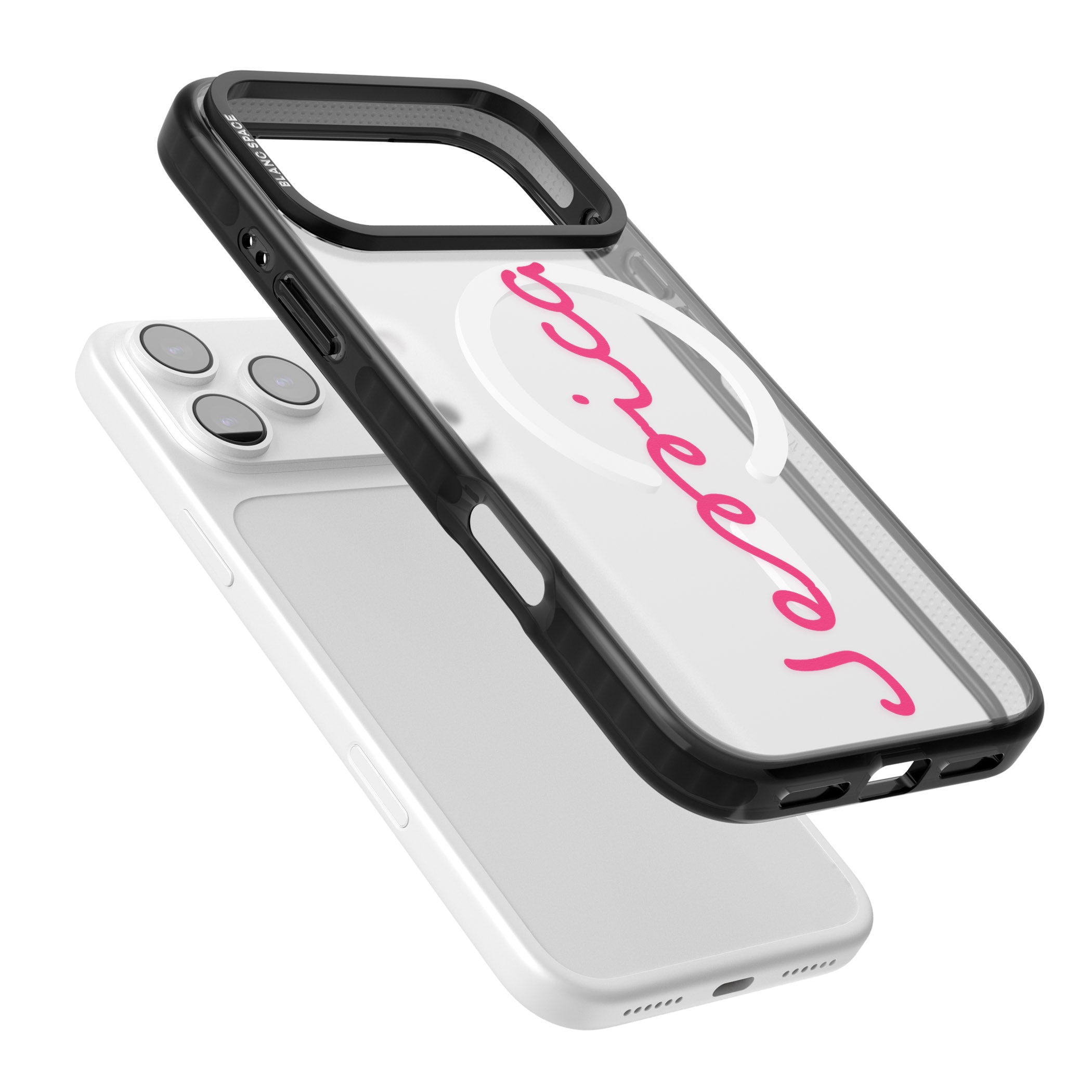 Personalised Summer Name iPhone 17 Pro Max Impact Pro Black Phone Case Colours