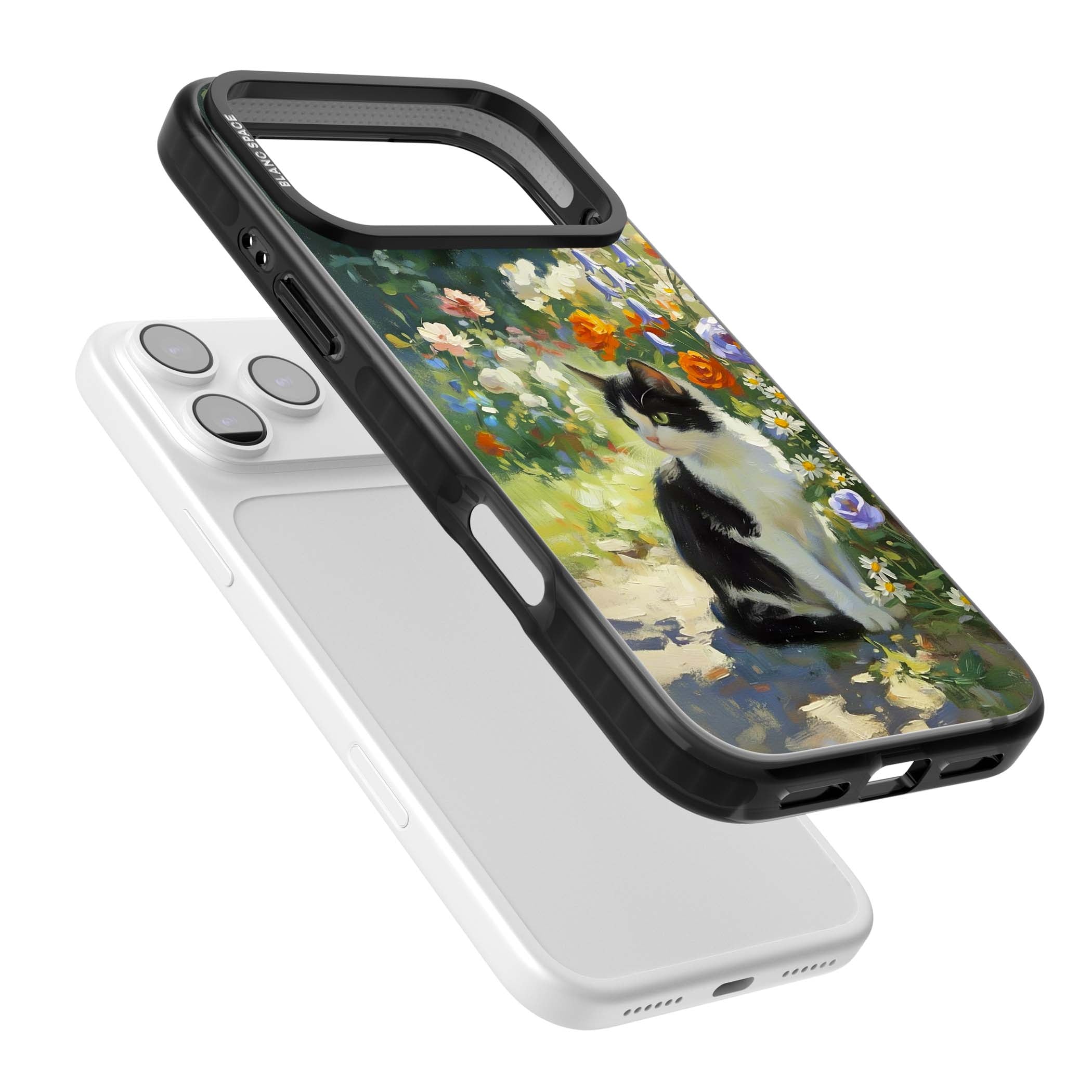 Cat In The Meadow for her iPhone case | Black Impact Magsafe case for iPhone 17 Pro, iPhone 17 Pro Max