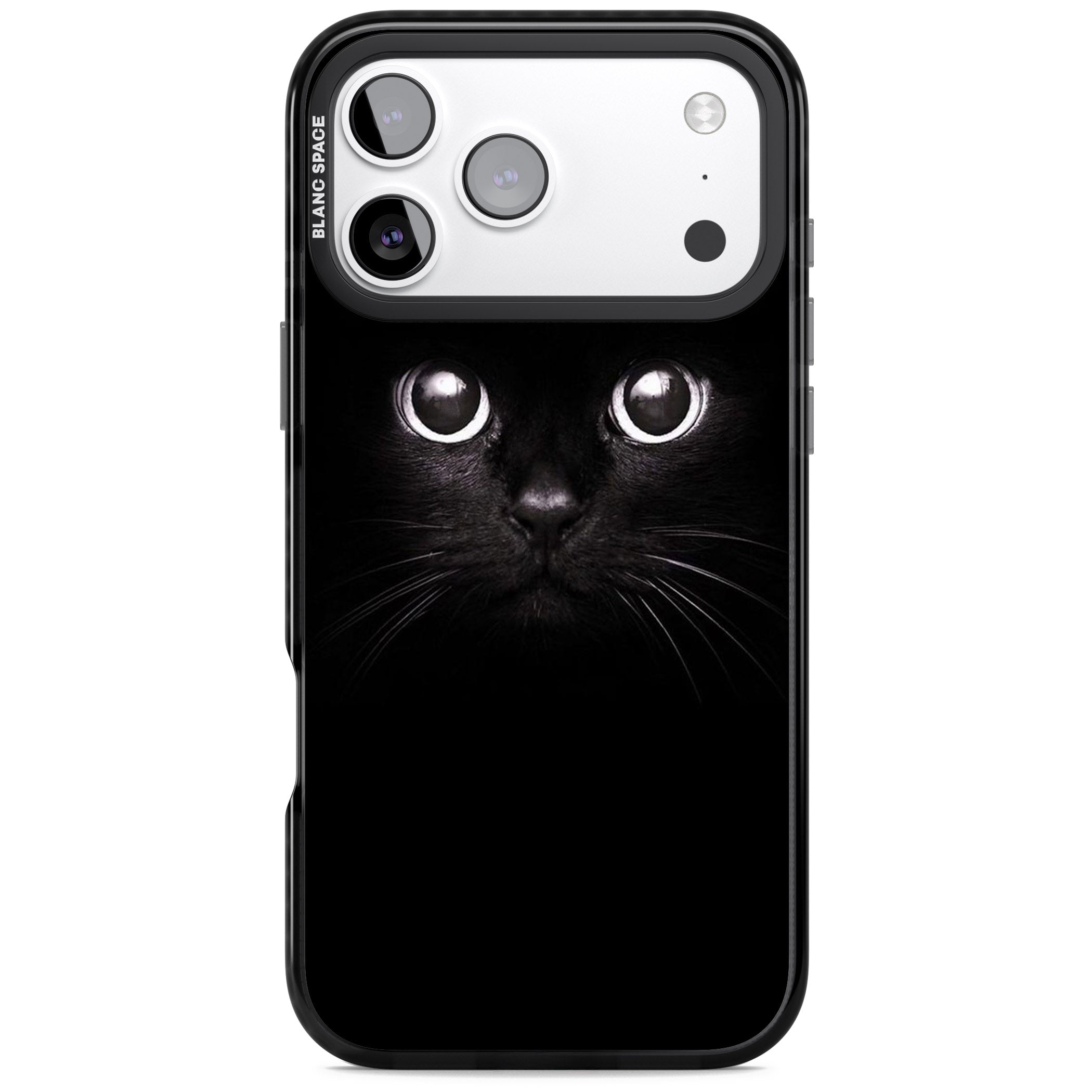 Black Cat iPhone 17 Pro Max Impact Pro Black Phone Case