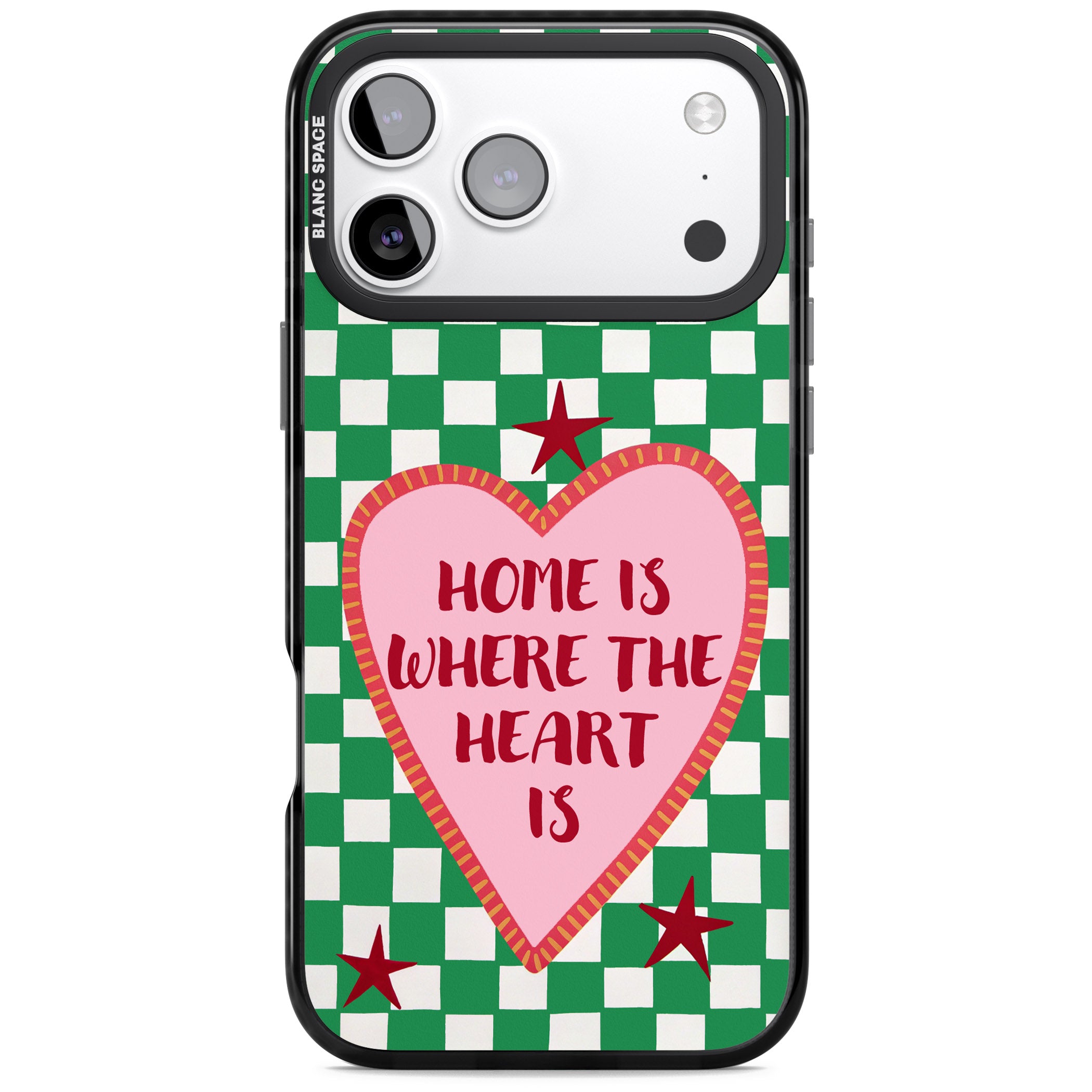 Home Is Where The Heart Is iPhone 17 Pro Max Impact Pro Black Phone Case