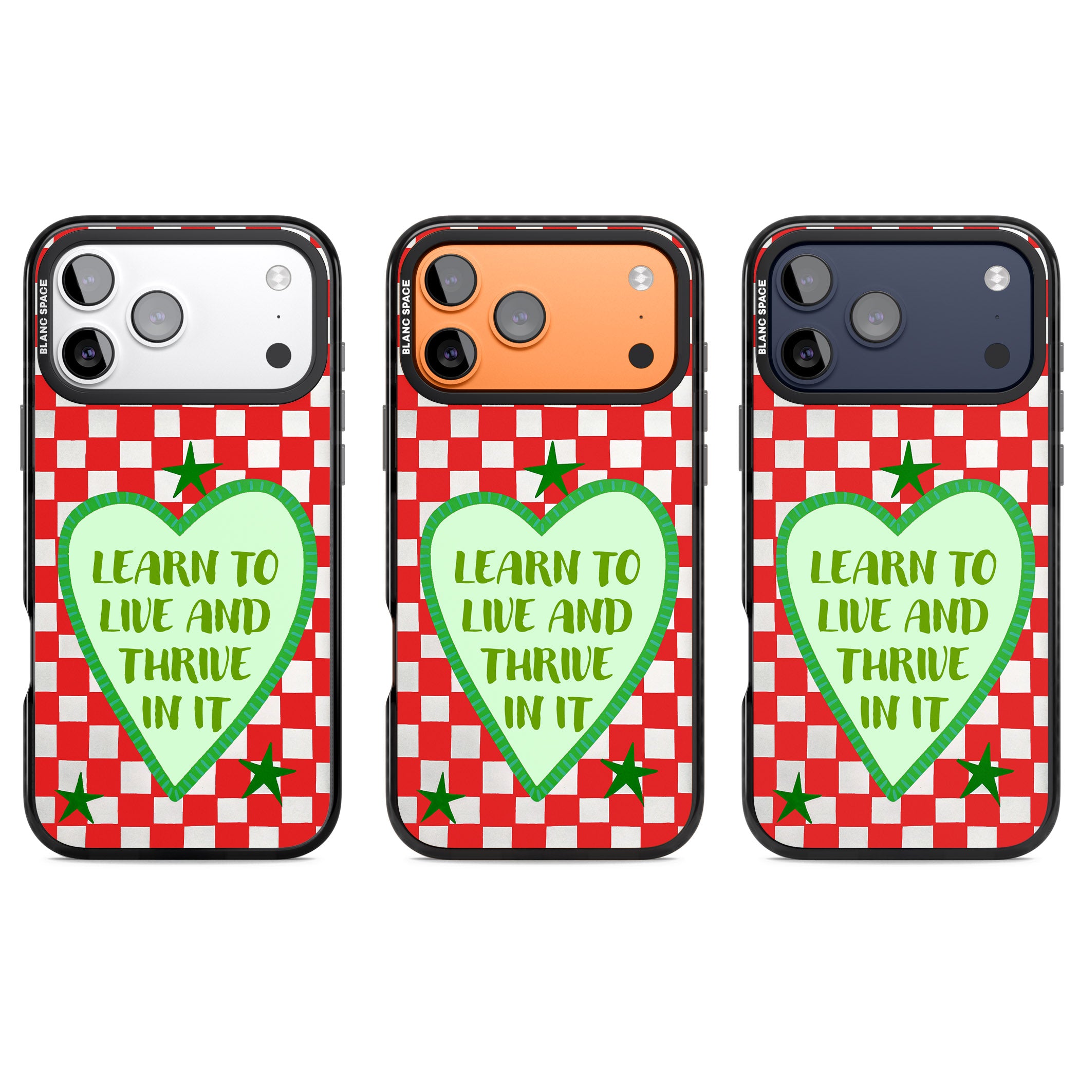 Learn To Live iPhone 17 Pro Impact Pro Black Phone Case APT Impact Protection