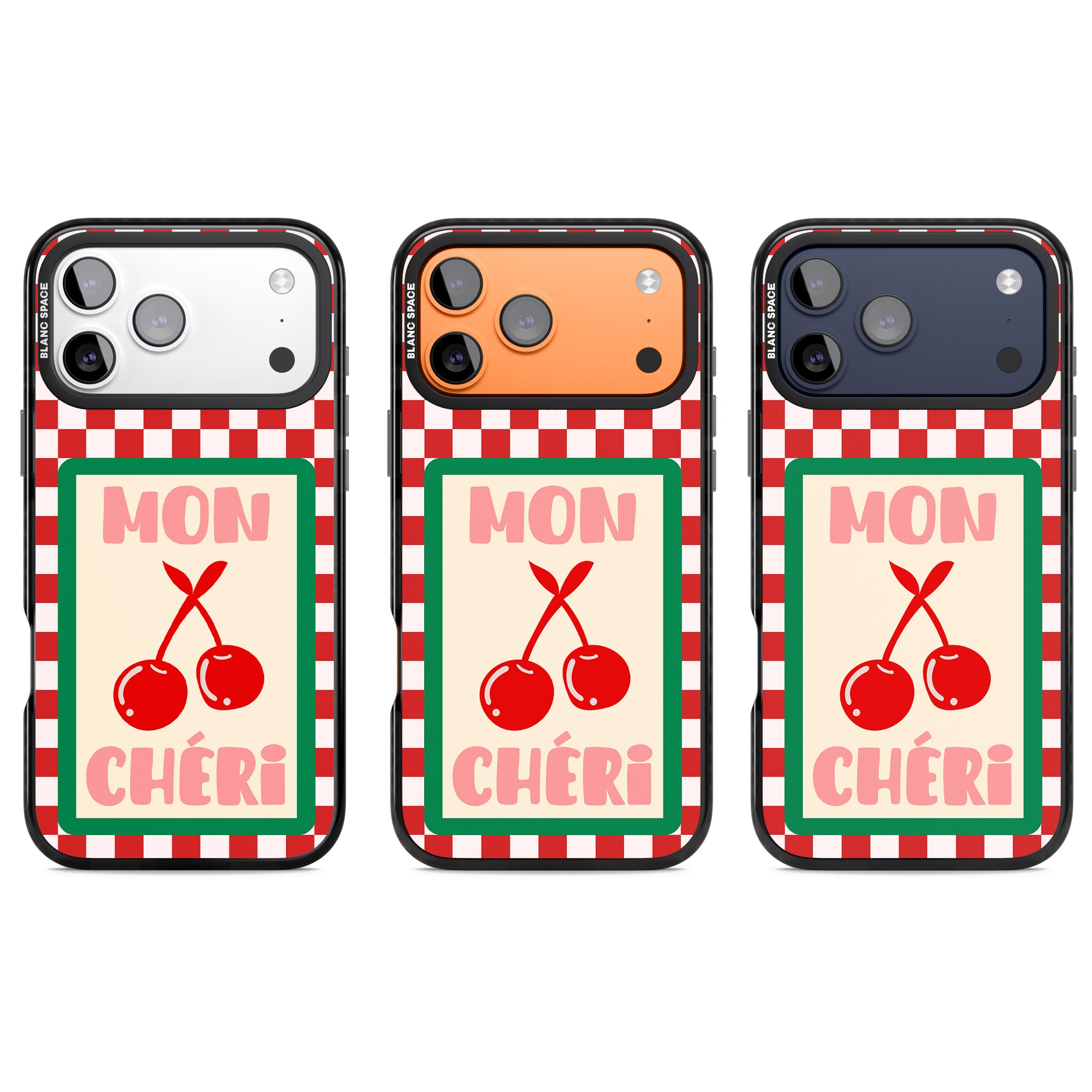 Mon Cheri iPhone 17 Pro Impact Pro Black Phone Case APT Impact Protection