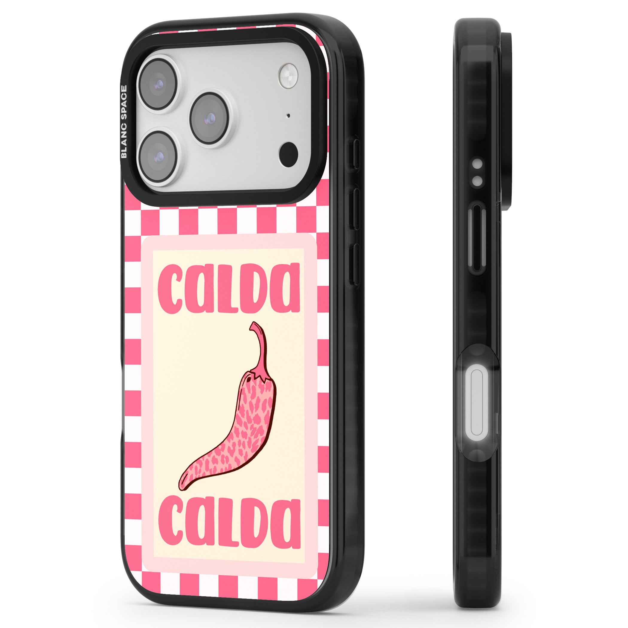Calda iPhone 17 Pro Impact Pro Black Phone Case Side Profile