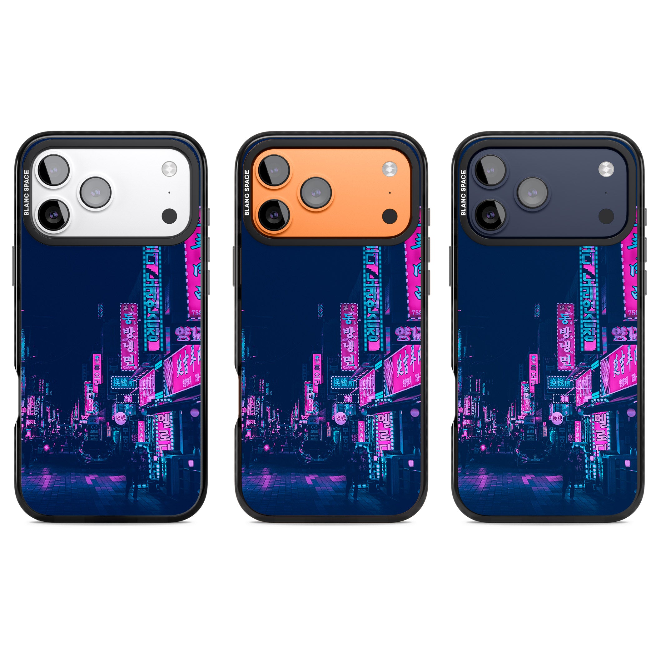Neon Nights iPhone 17 Pro Impact Pro Black Phone Case APT Impact Protection