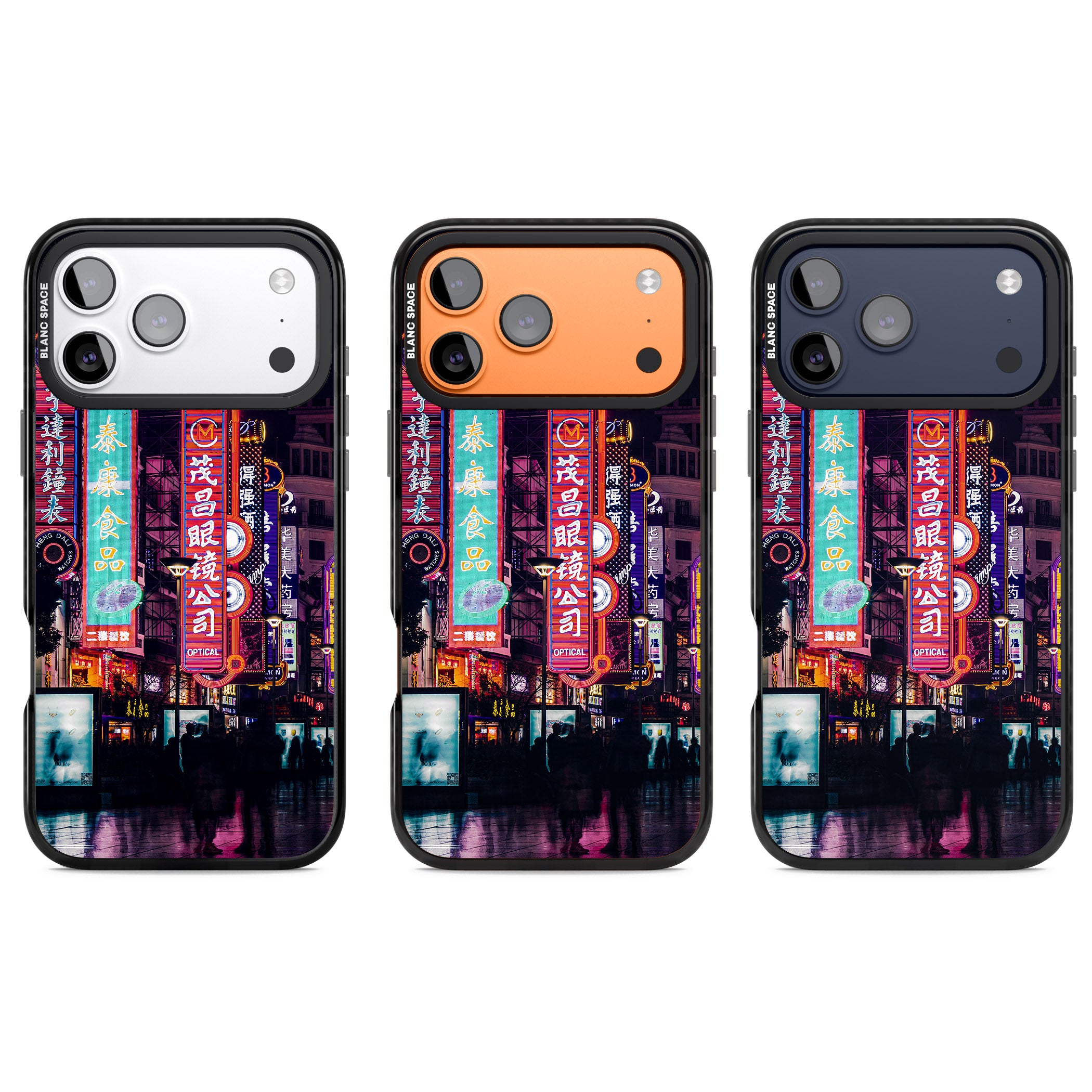 Neon Streets iPhone 17 Pro Impact Pro Black Phone Case APT Impact Protection