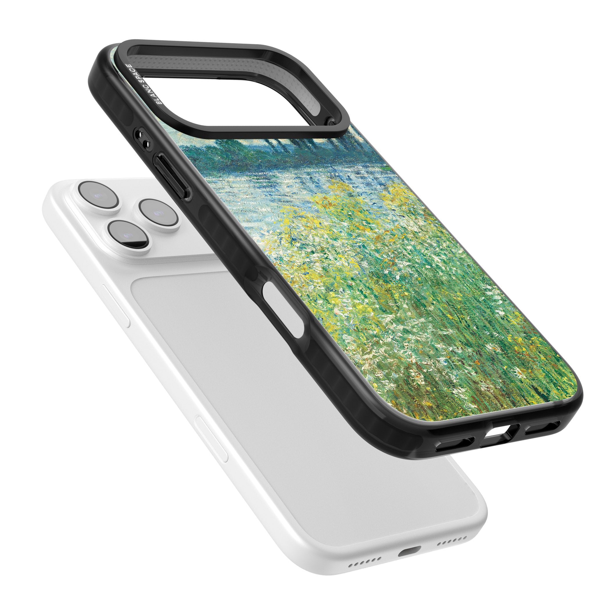 Banks Of The Seine By Claude Monet iPhone 17 Pro Max Impact Pro Black Phone Case Colours
