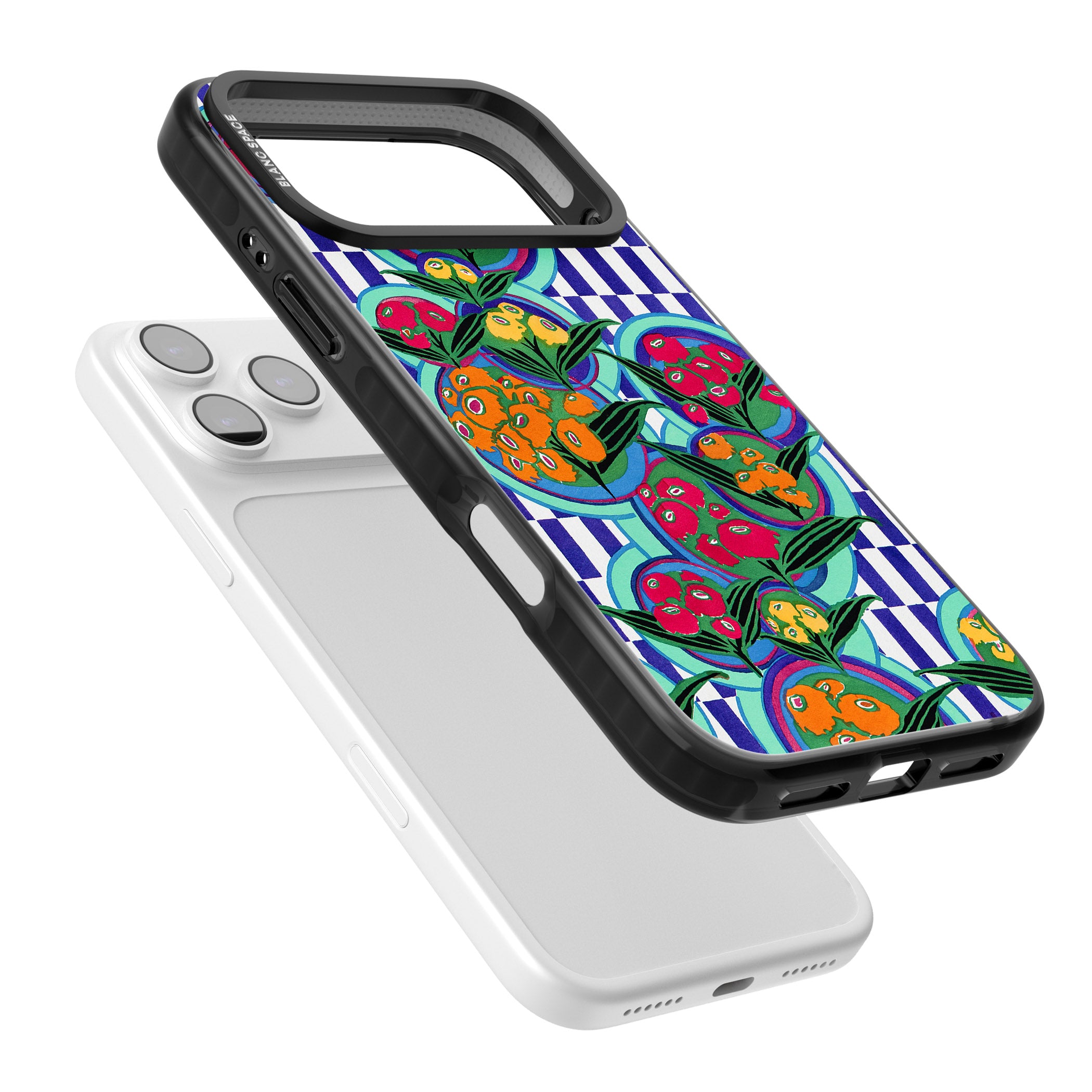 Vintage Fruit Plates iPhone 17 Pro Max Impact Pro Black Phone Case Colours