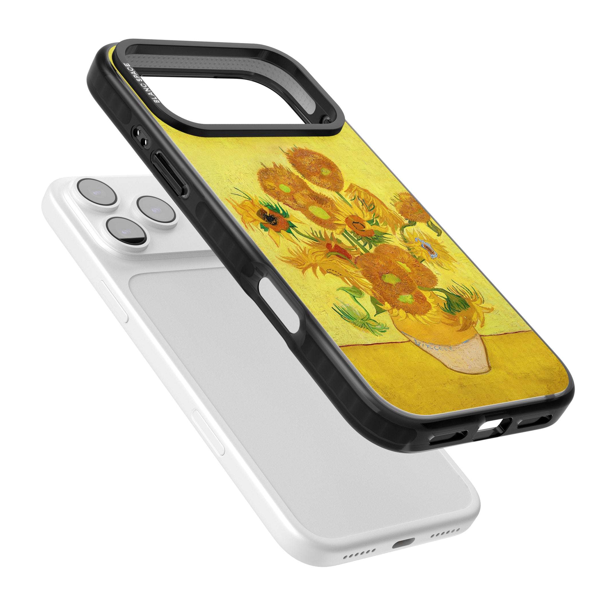 Sunflowers iPhone 17 Pro Impact Pro Black Phone Case Colours