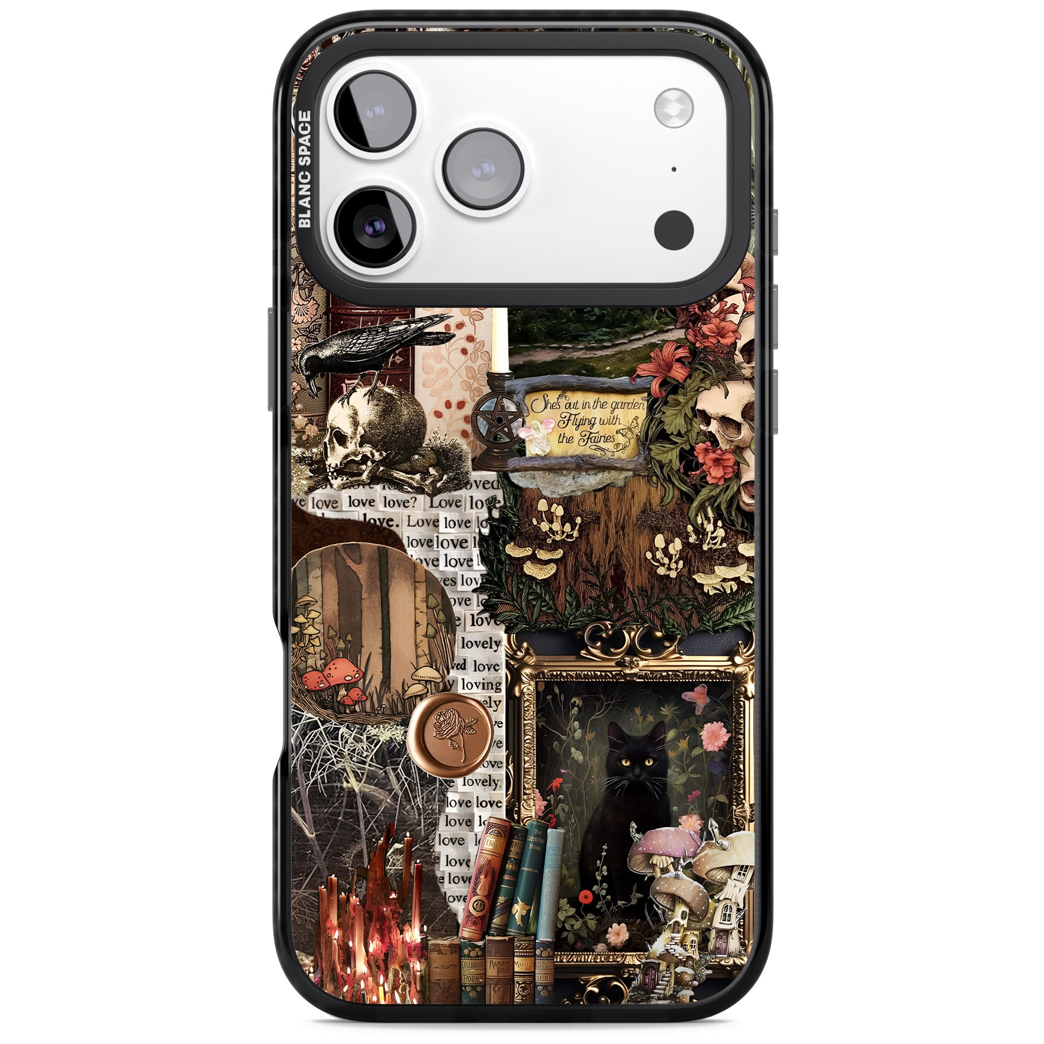Academia Collage iPhone 17 Pro Max Impact Pro Black Phone Case