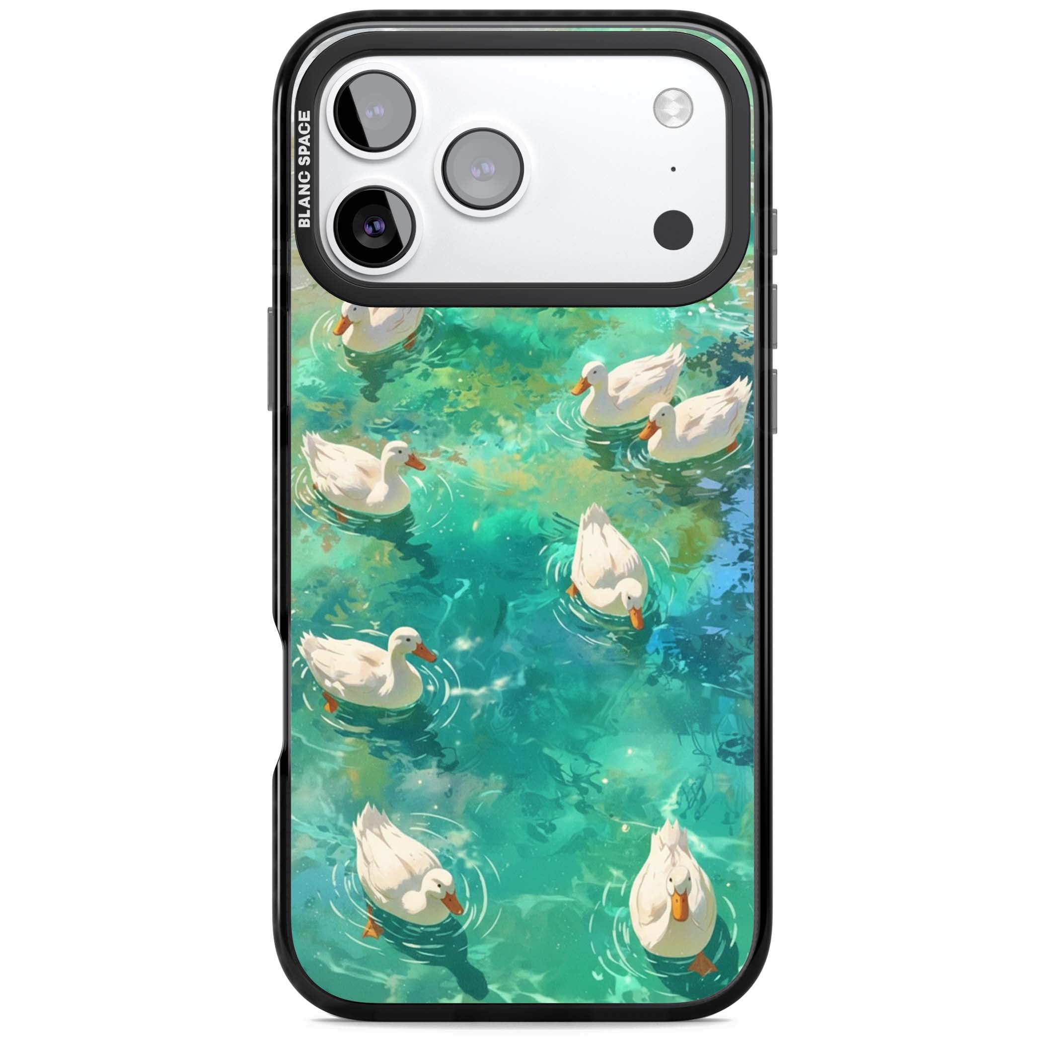 Ducks In The Pond for her iPhone case | Black Impact Magsafe case for iPhone 17 Pro, iPhone 17 Pro Max