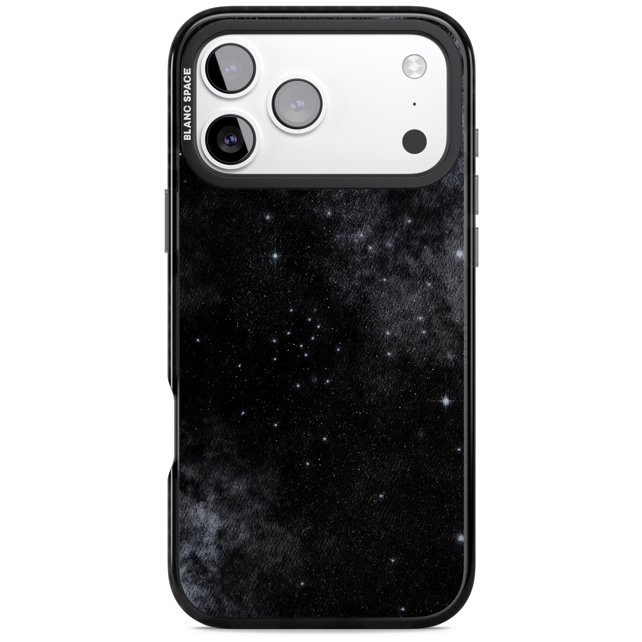 Night Sky Galaxies: Shimmering Stars iPhone 17 Pro Impact Pro Black Phone Case