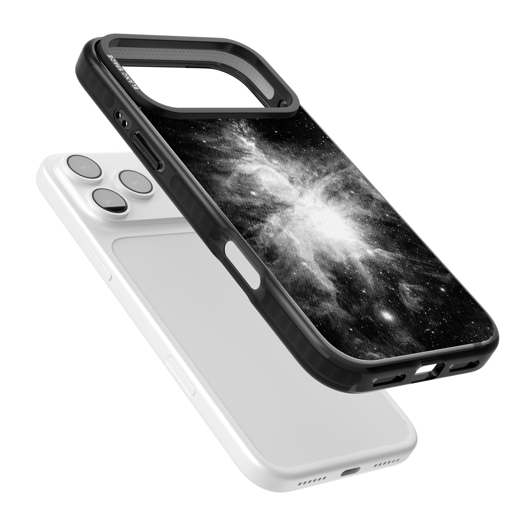 Galaxy Swirl iPhone 17 Pro Impact Pro Black Phone Case Colours