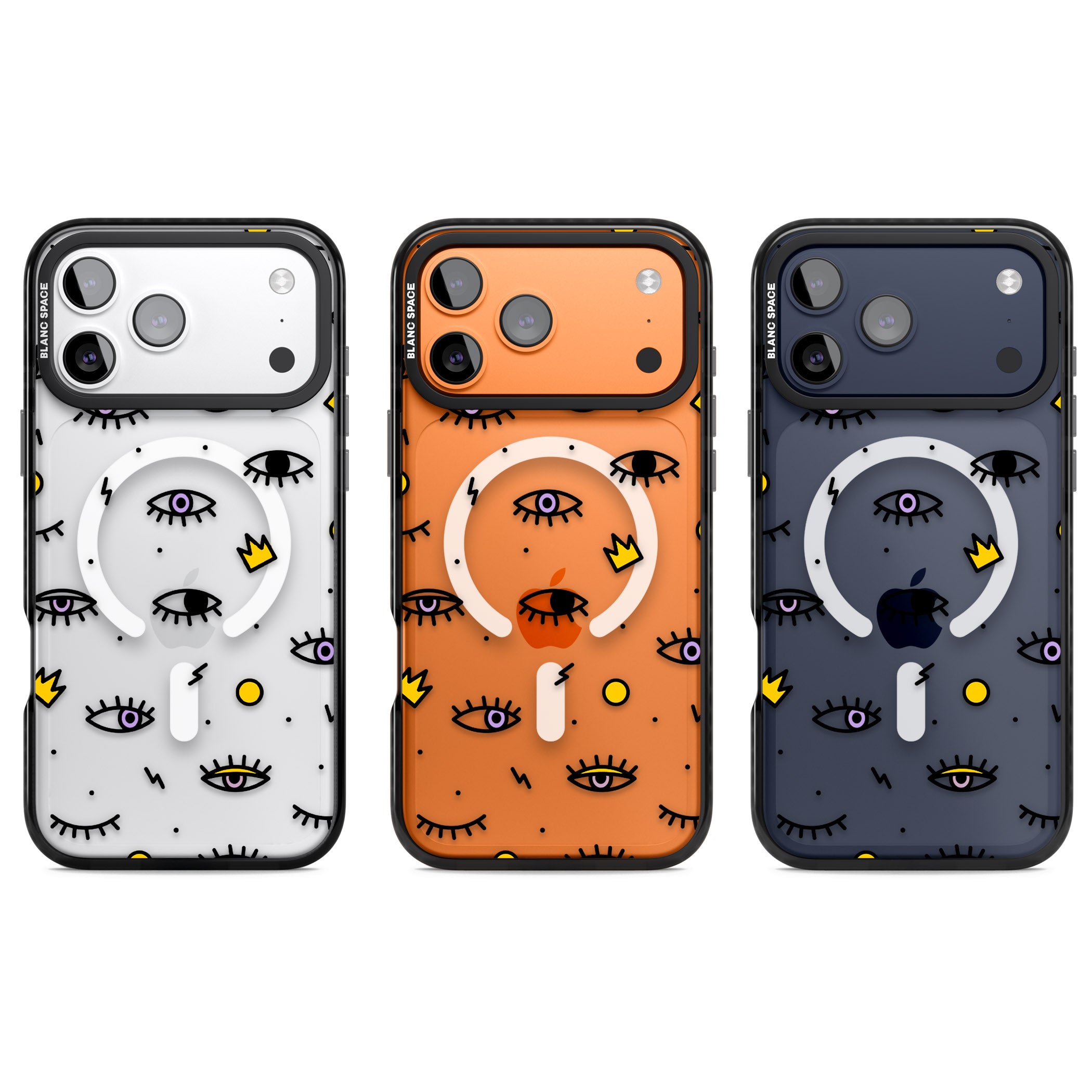 Eyes & Lips Icons iPhone 17 Pro Impact Pro Black Phone Case APT Impact Protection