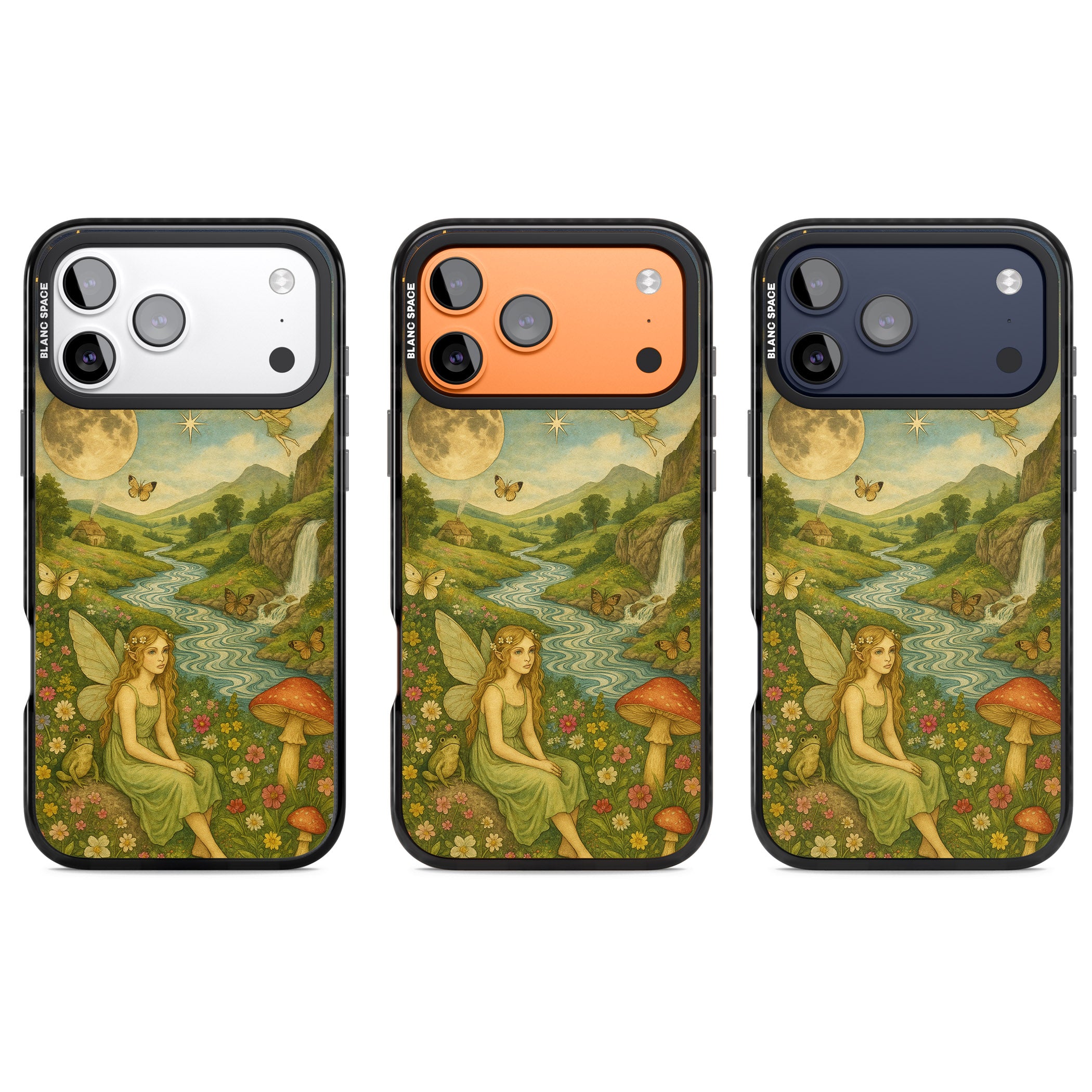 Nature Fairy iPhone 17 Pro Impact Pro Black Phone Case APT Impact Protection