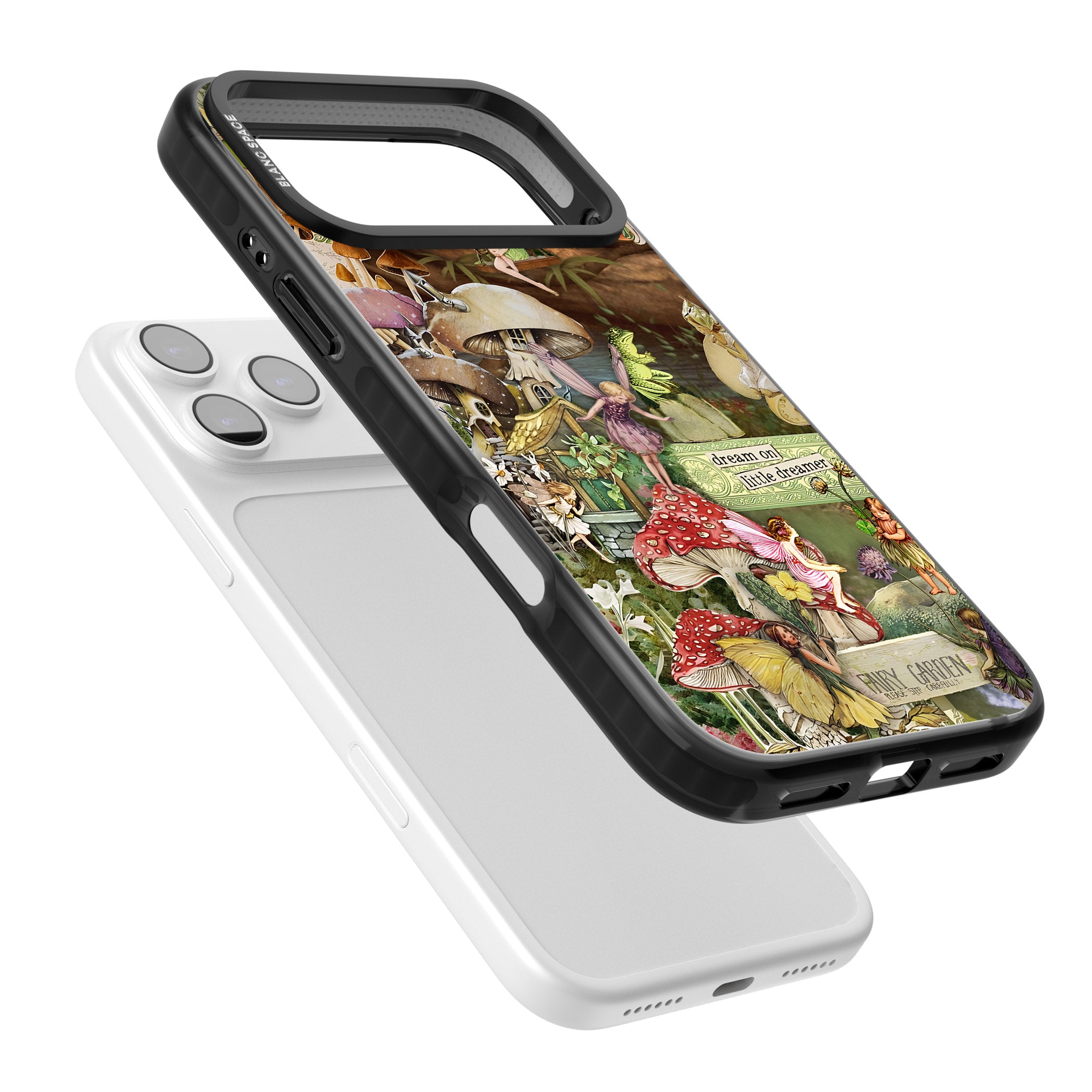 Dreamy Garden iPhone 17 Pro Impact Pro Black Phone Case Colours