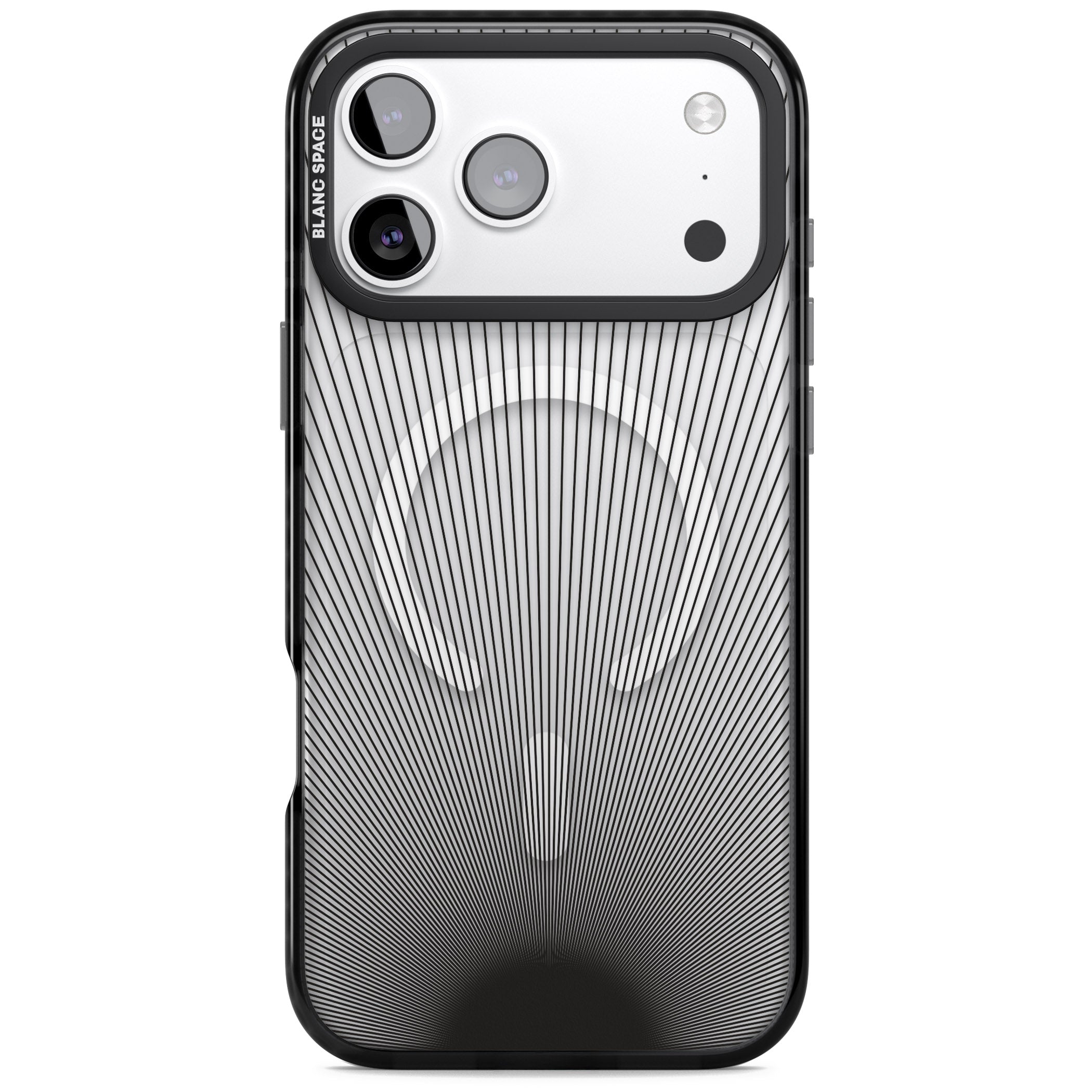 Linear Sunburst iPhone 17 Pro Max Impact Pro Black Phone Case