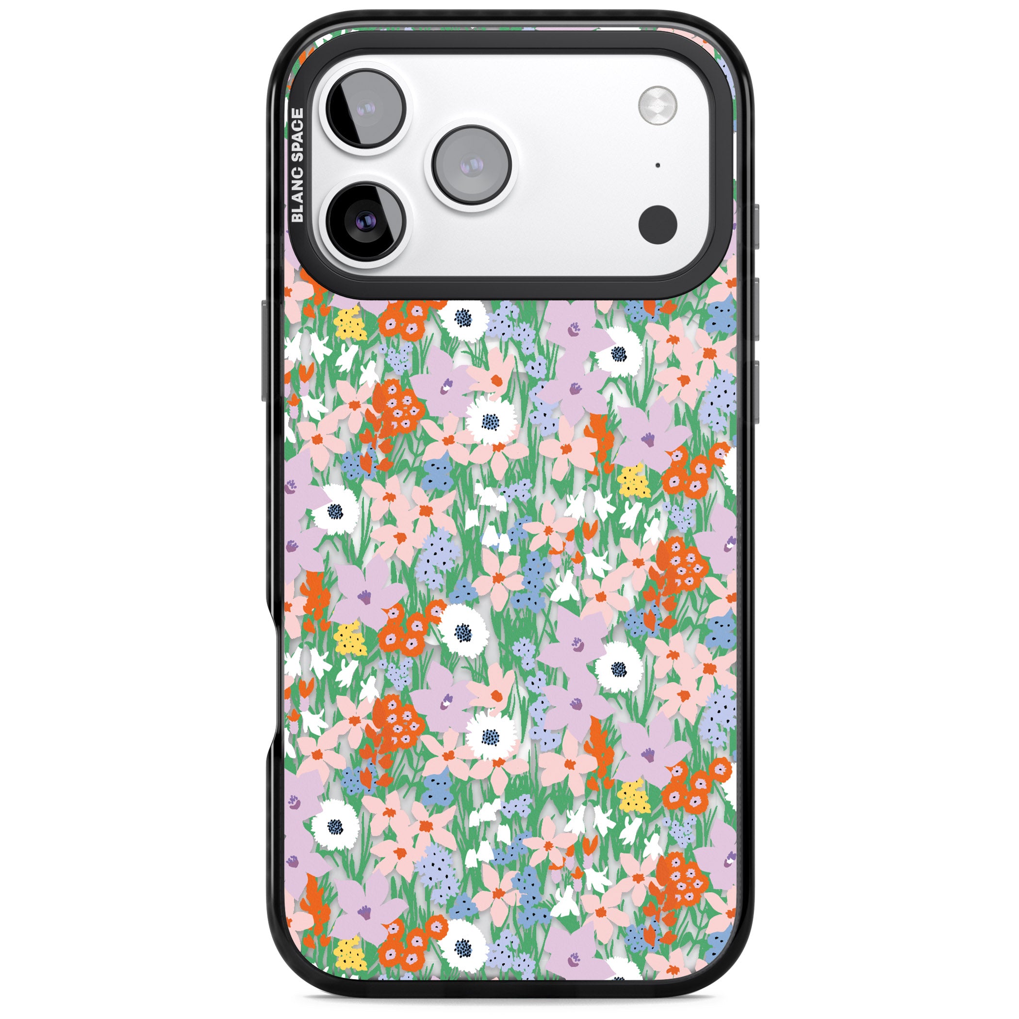 Floral Bloom Jazzy iPhone 17 Pro Max Impact Pro Black Phone Case